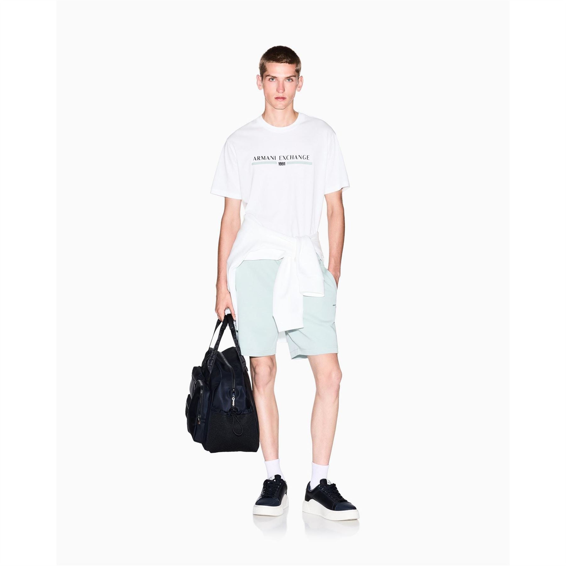 Armani Exchange Exchange Crew Neck Short Sleeve Jersey T-Shirt