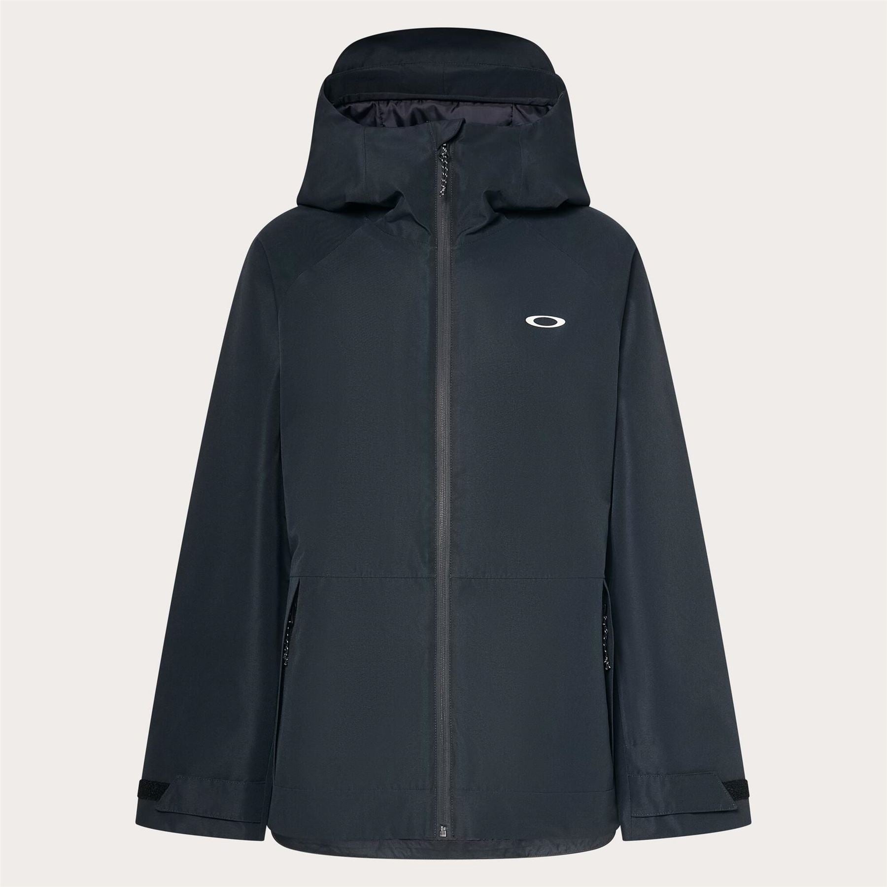 Oakley Womens Solid Patterned Hooded Neck Fitted Cuff Ski Jacket