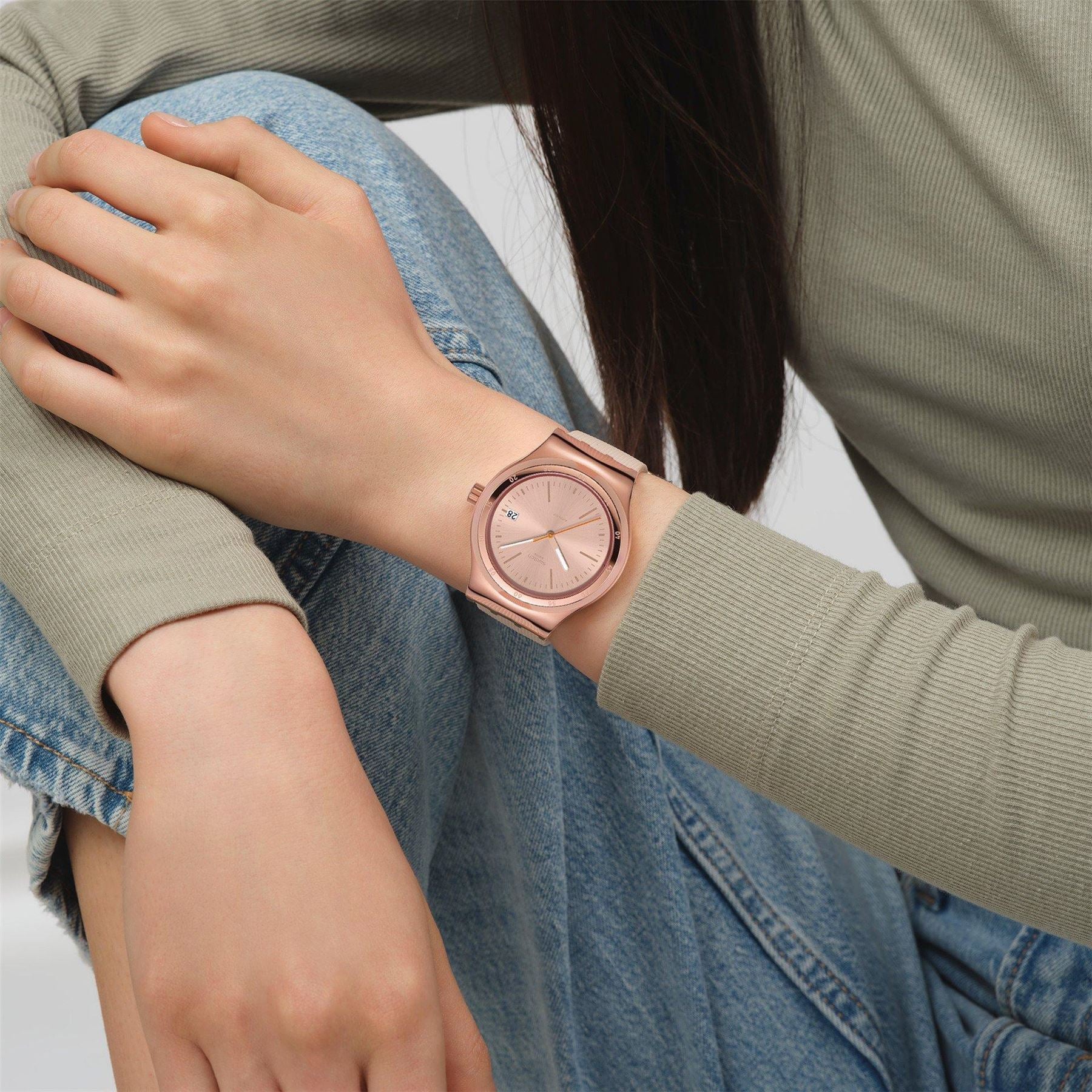 Swatch Sistem 51 Irony 52 Fashion Analogue Rubber Watch