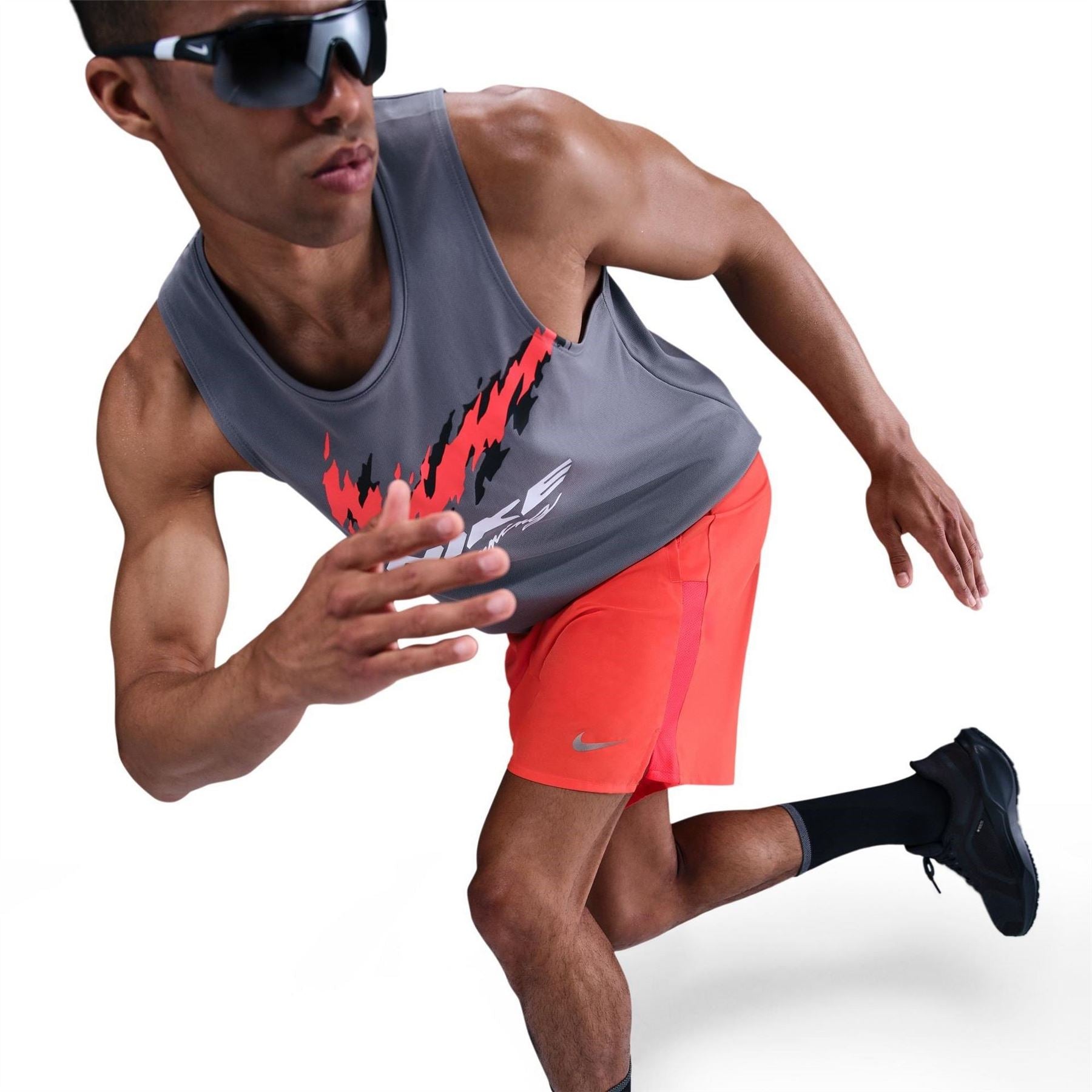 Nike Mens Challenger 2 In 1 Running Shorts