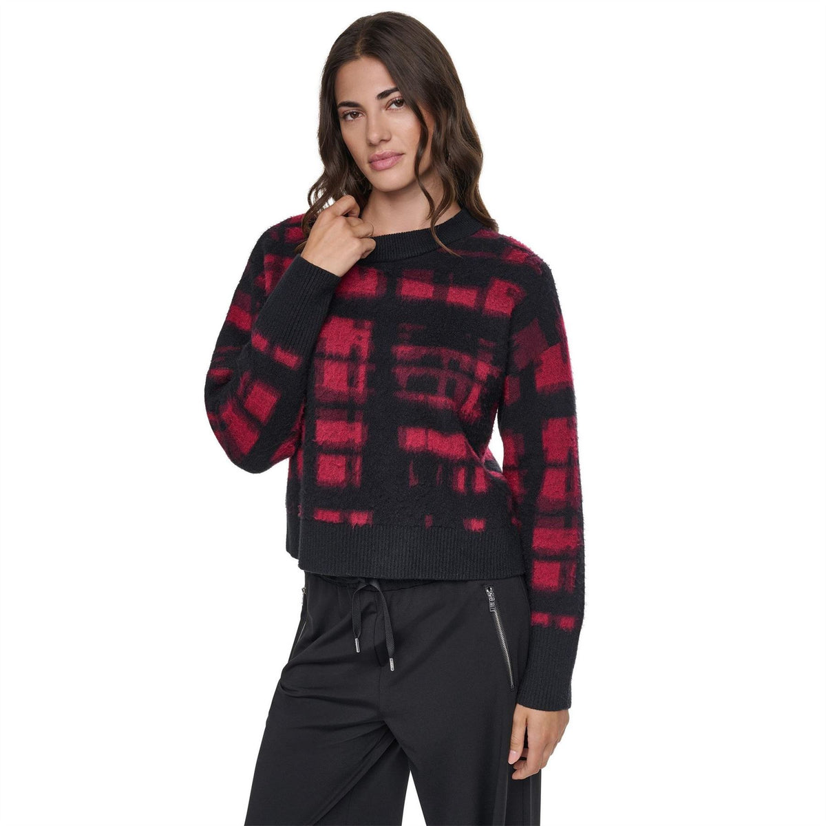 DKNY Prnt Cn Knit Ld64