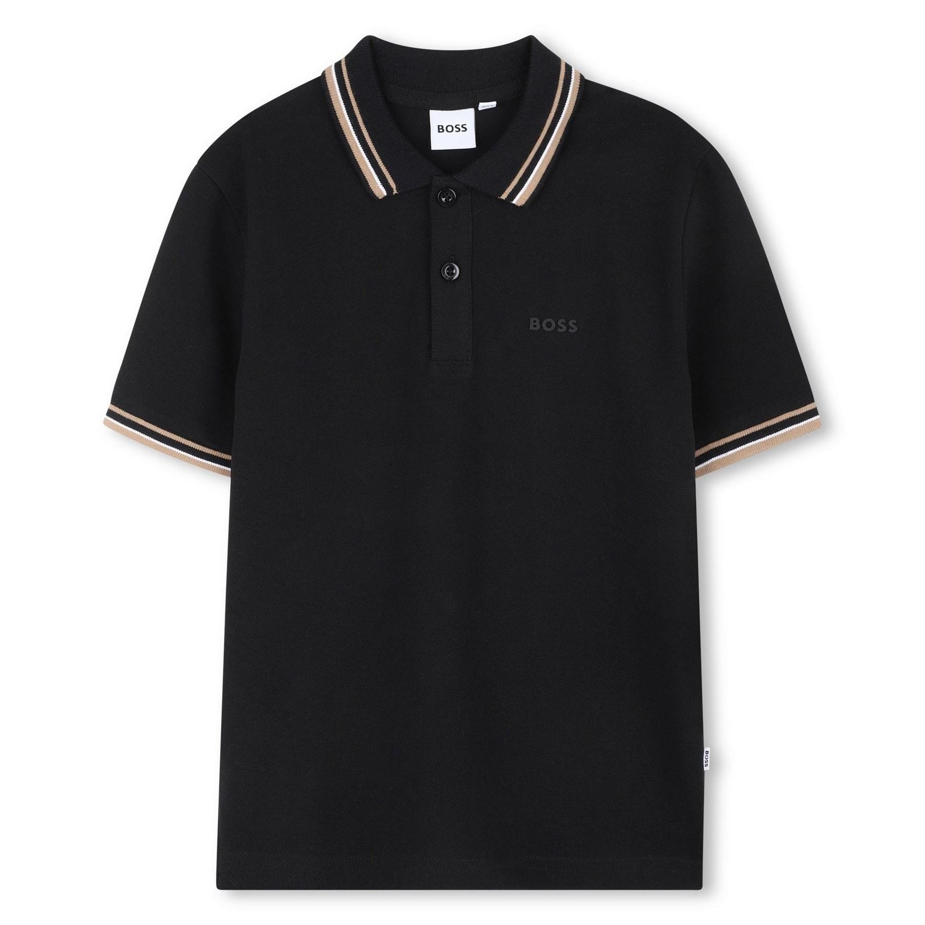 Boss Col Block Short Sleeve Polo Shirt