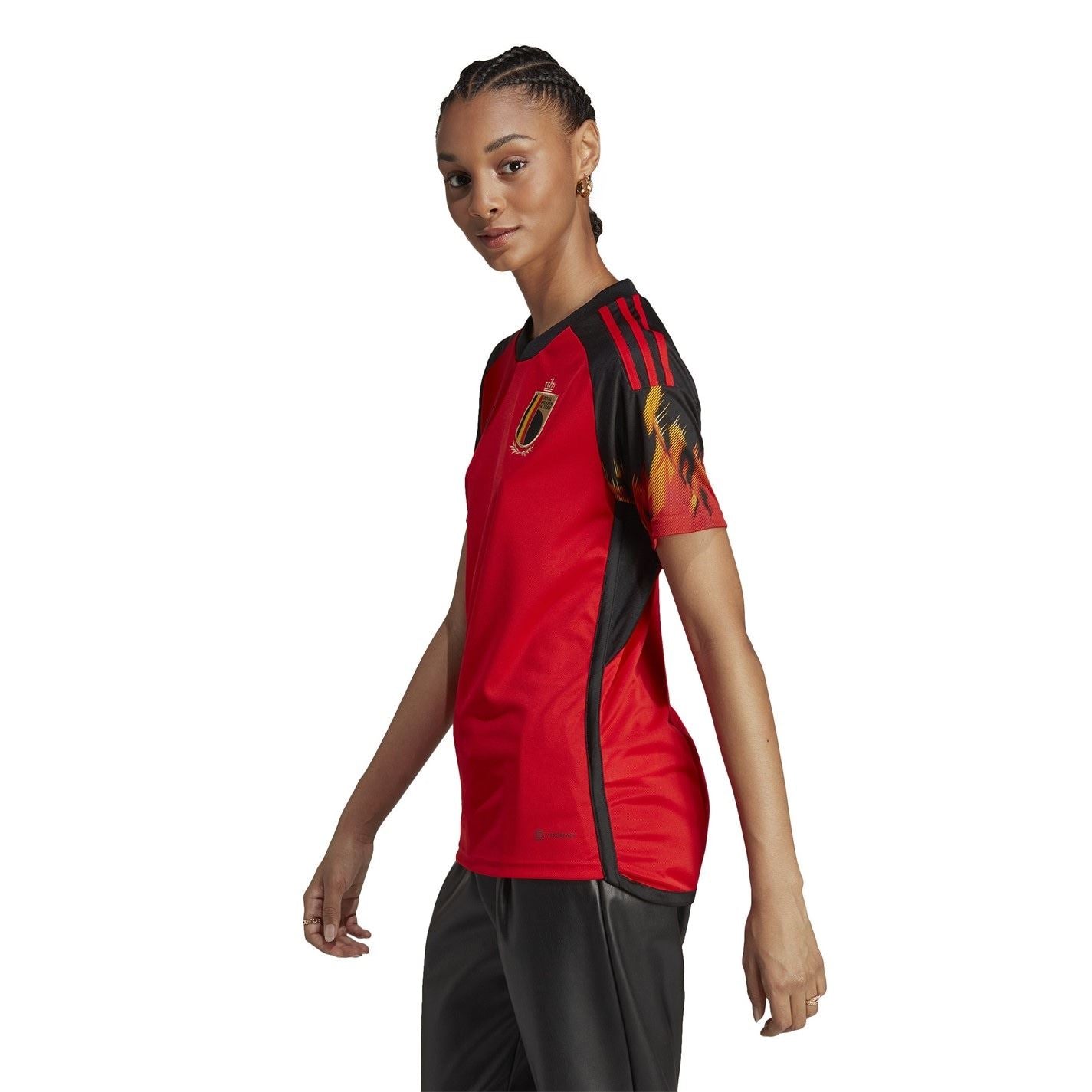adidas Womens Belgium Home Shirt 2022