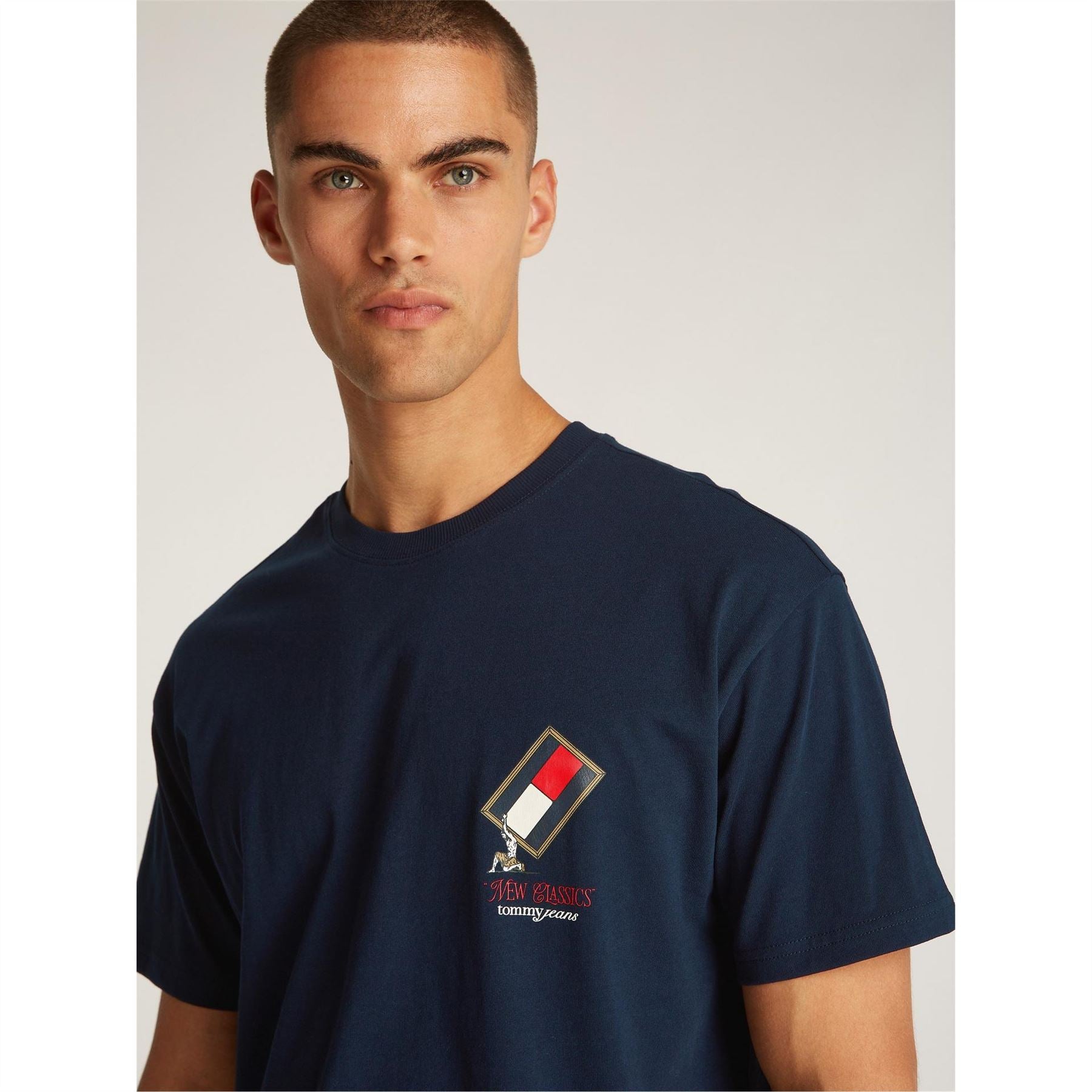 Tommy Jeans Regular Fit Novelty Crew Neck T-Shirt