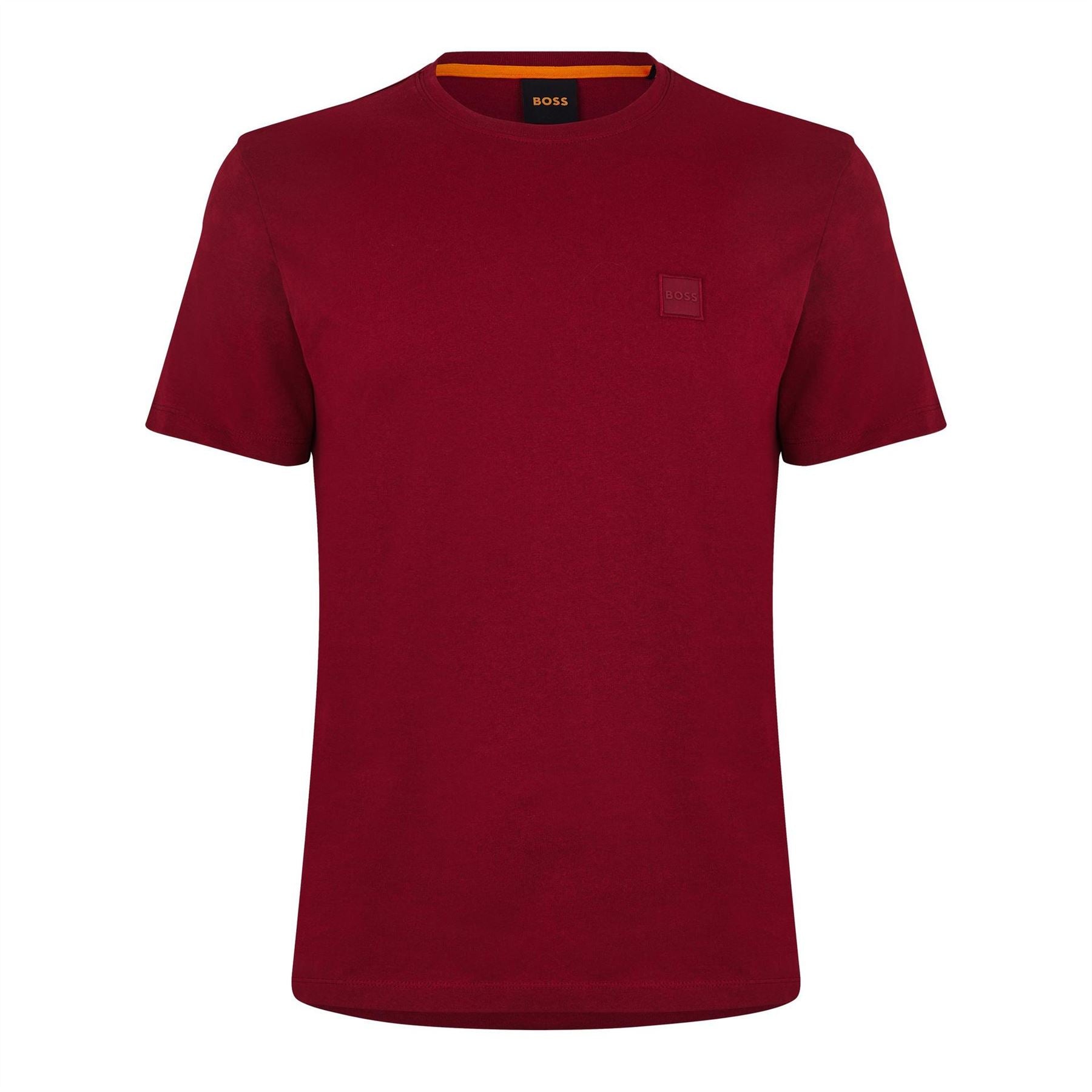 Boss BOSS ORANGE Tales T Shirt with Logo Patch Premium Cotton