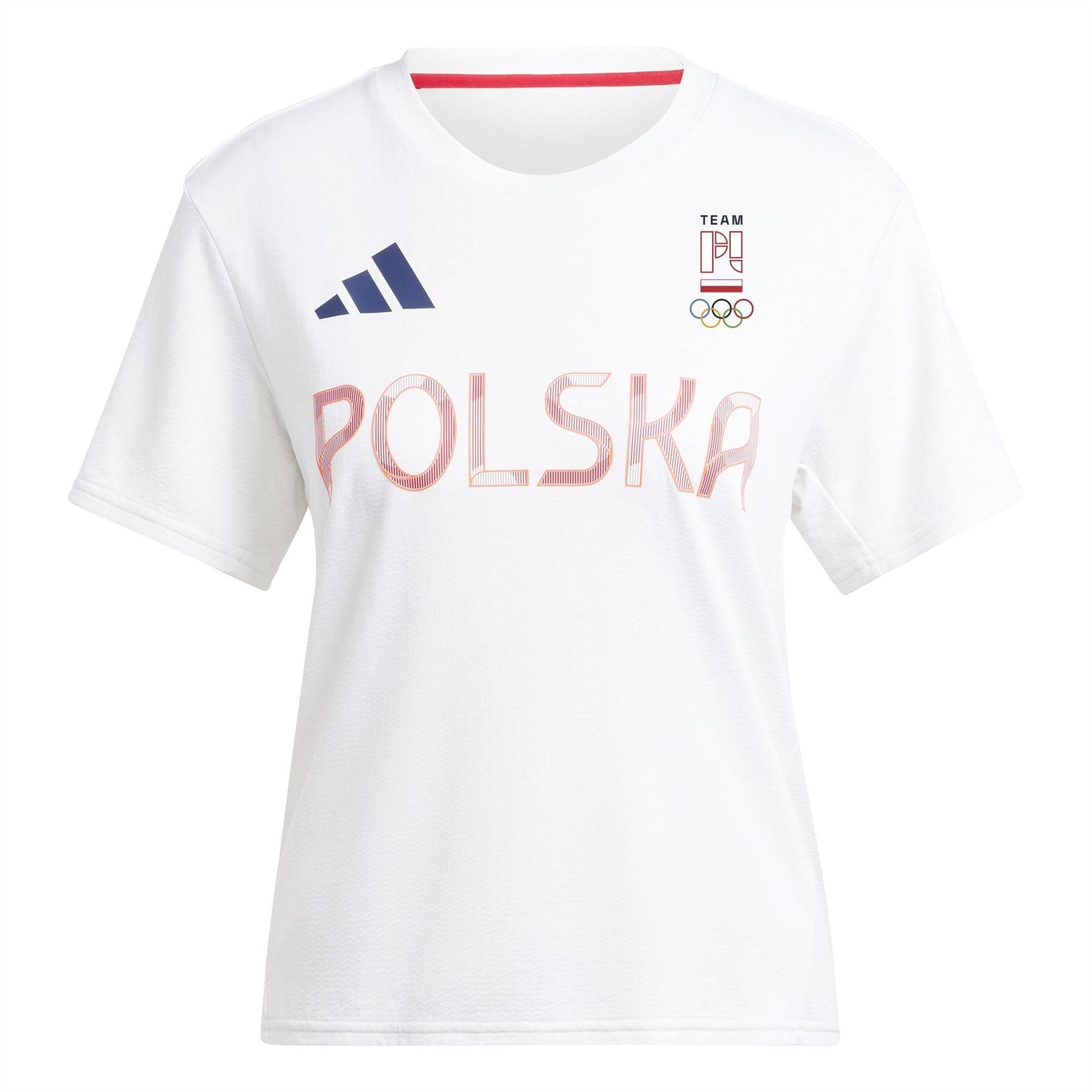 adidas Poland Short Sleeve Performance Gym Top