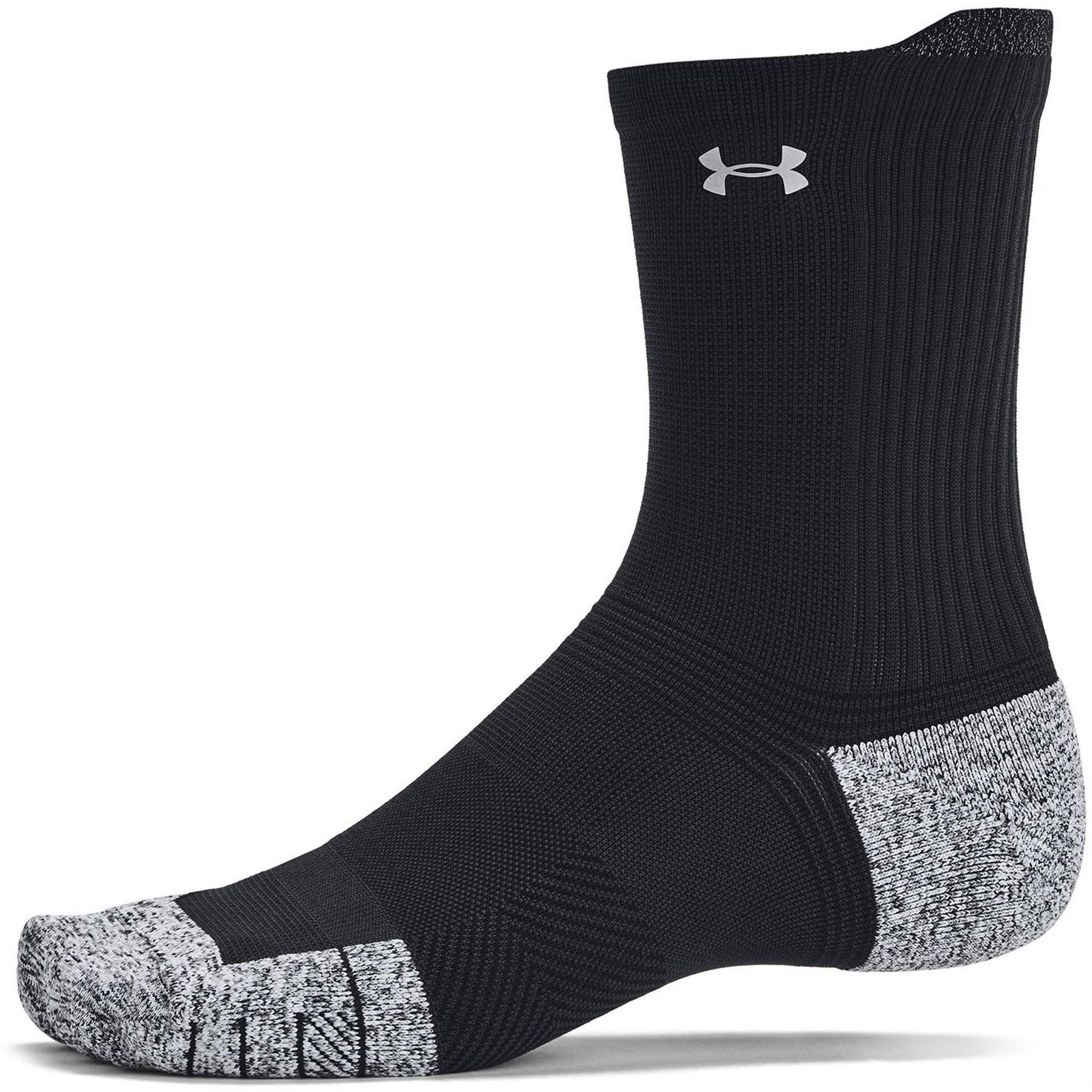 Under Armour Mens Ad Run Cushion 3pk Crew Sock