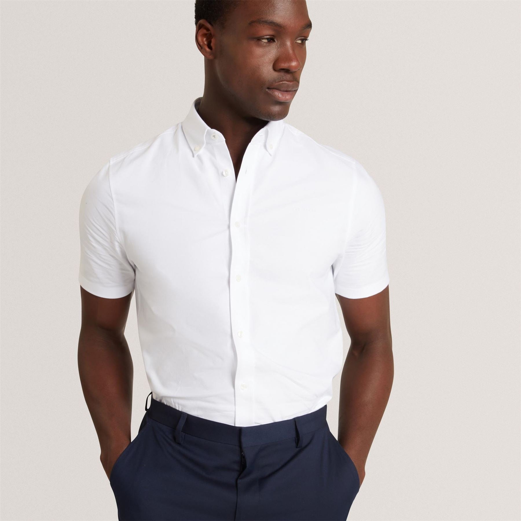 Ted Baker Baker Ss Reg Fit Oxford Shirt