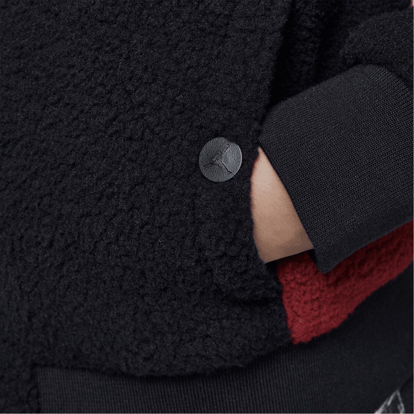 Air Jordan Hooded Bomber Sherpajacket Short Jacket