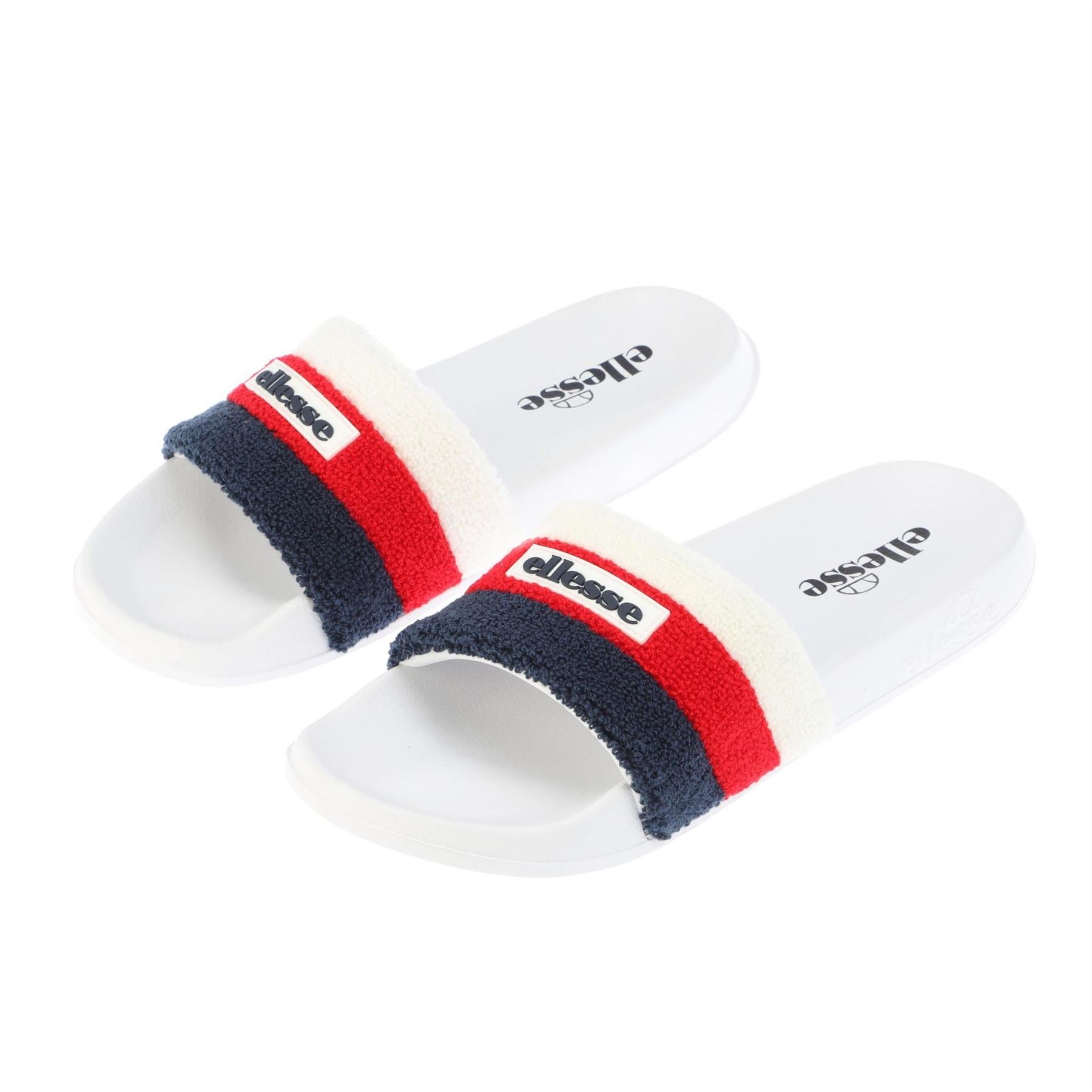 Ellesse Triply Stripe Patterned Open Toe Slides