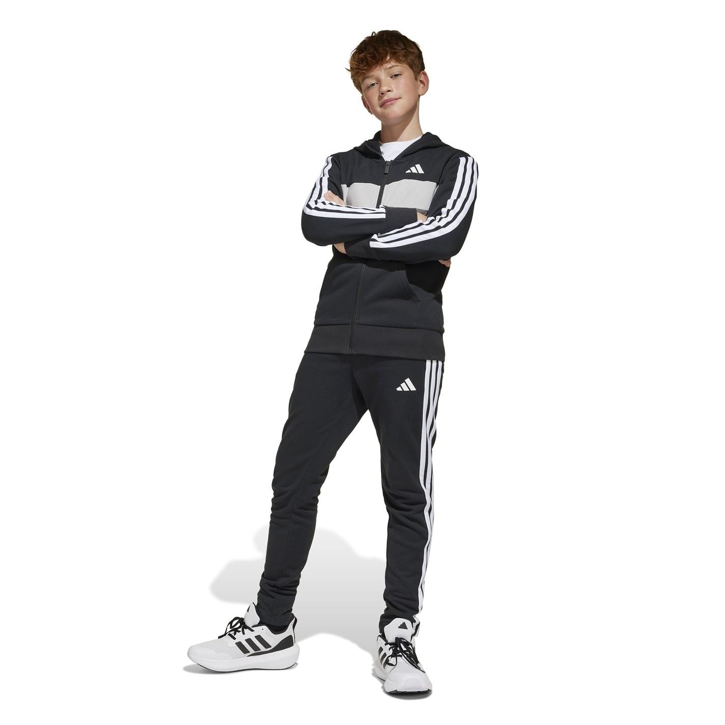 adidas Tiberio Fleece Tracksuit Juniors