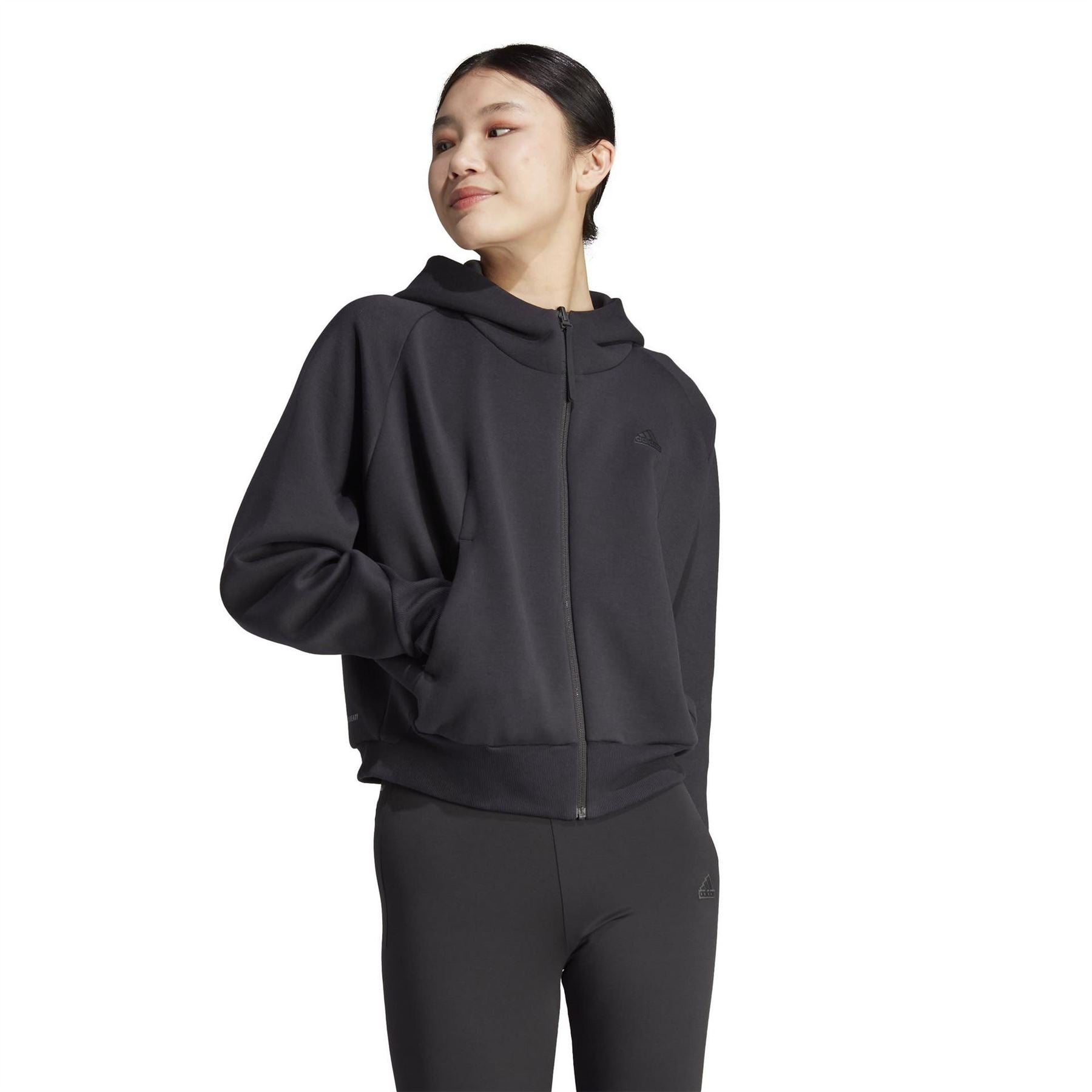 adidas Womens Z.n.e. Full Zip Hoodie