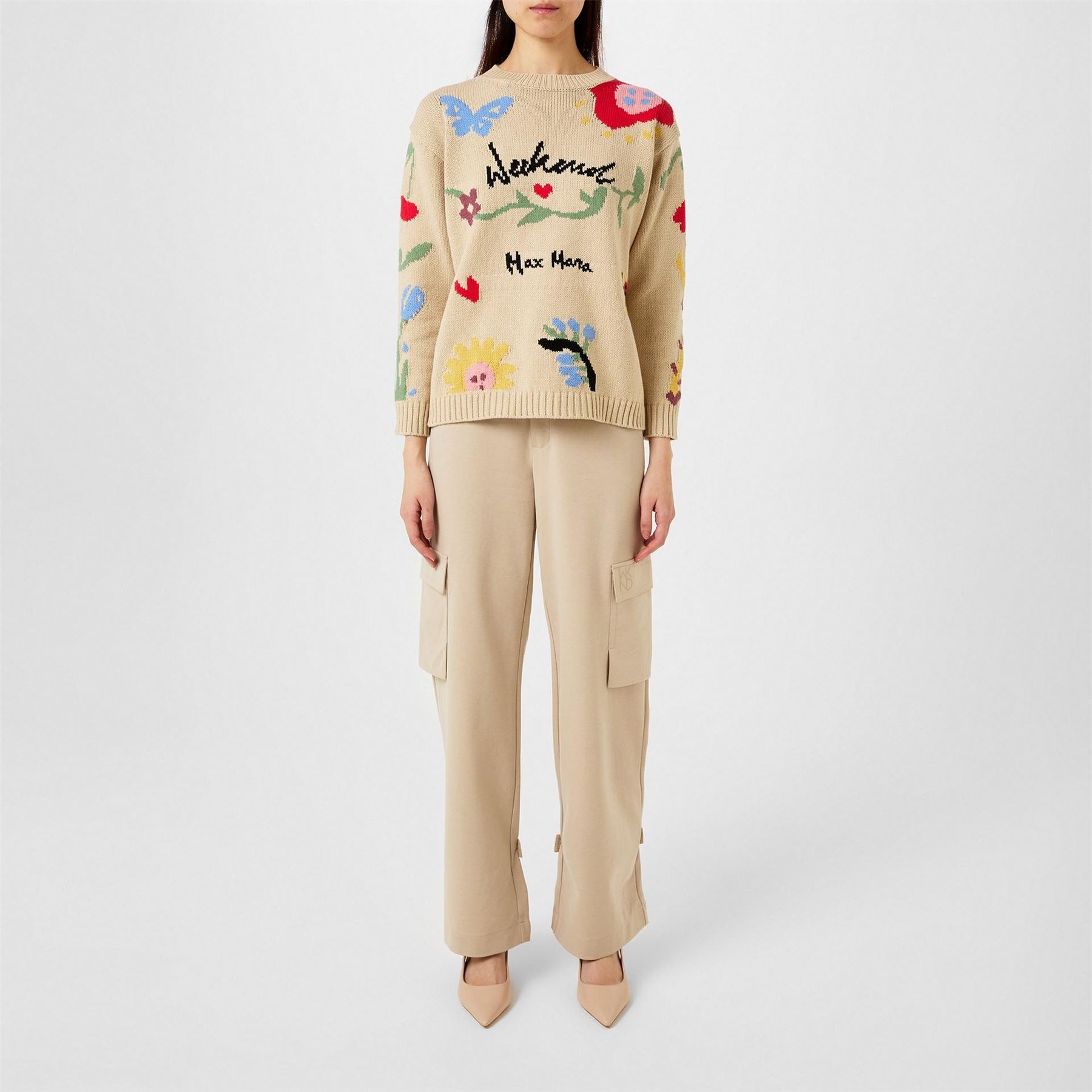 Weekend Max Mara Sleeved Inlay Sweater