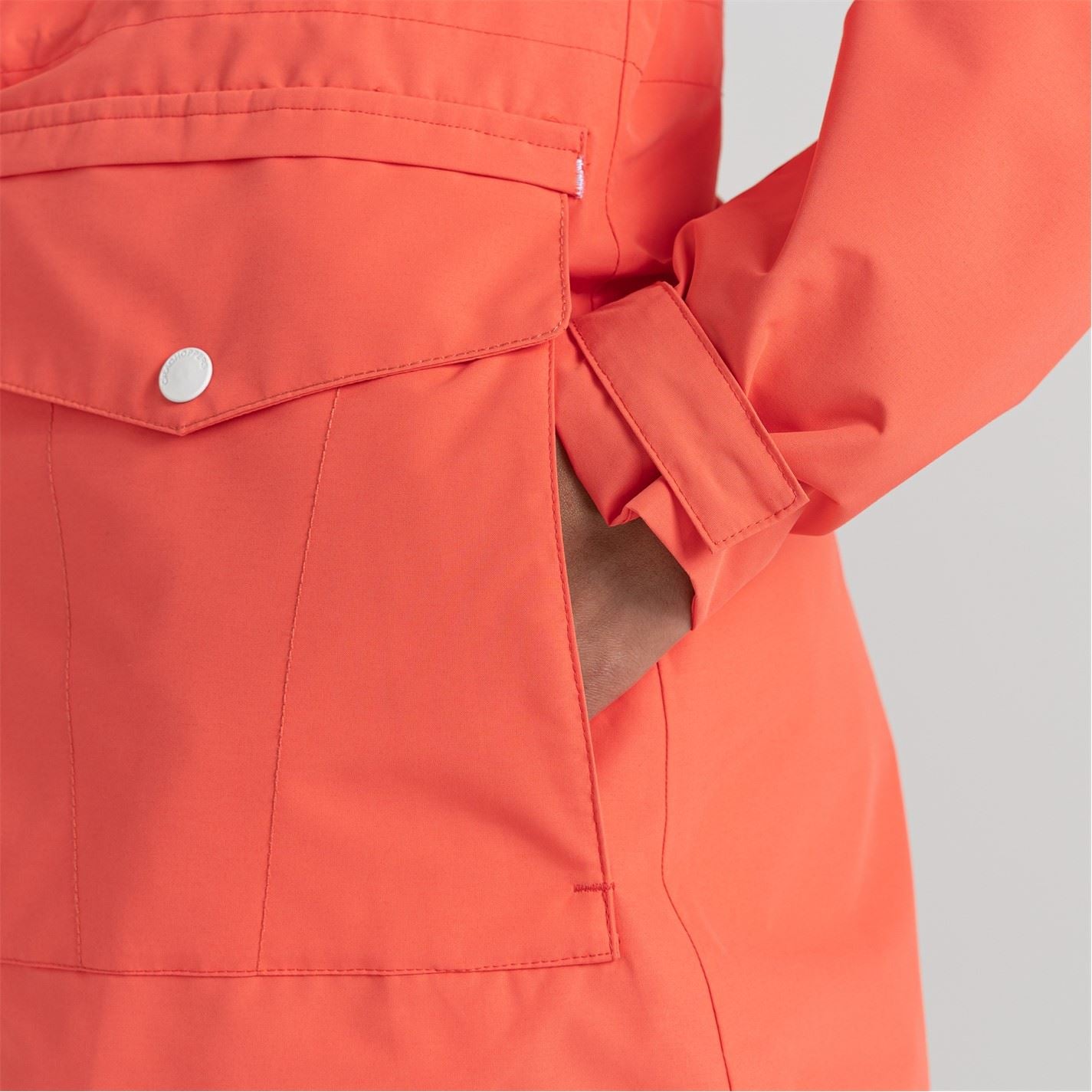 Craghoppers Lilah Hooded Rain Jacket with Elasticated Cuff