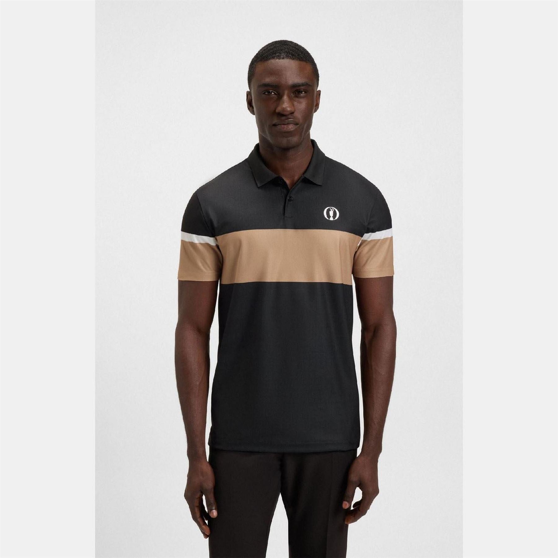 Boss Open 25 Paddy Grid Pattern Polo Shirt