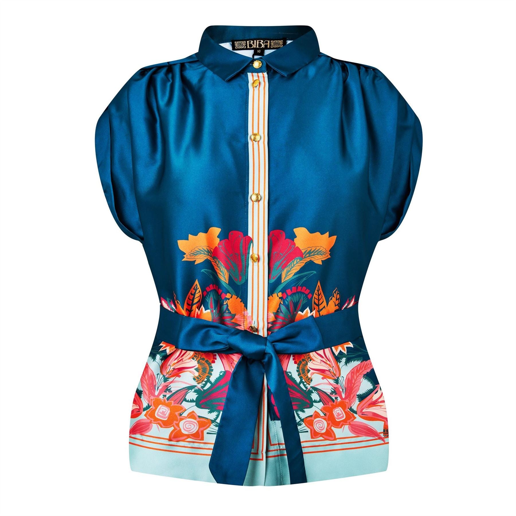 Biba Border Print Top