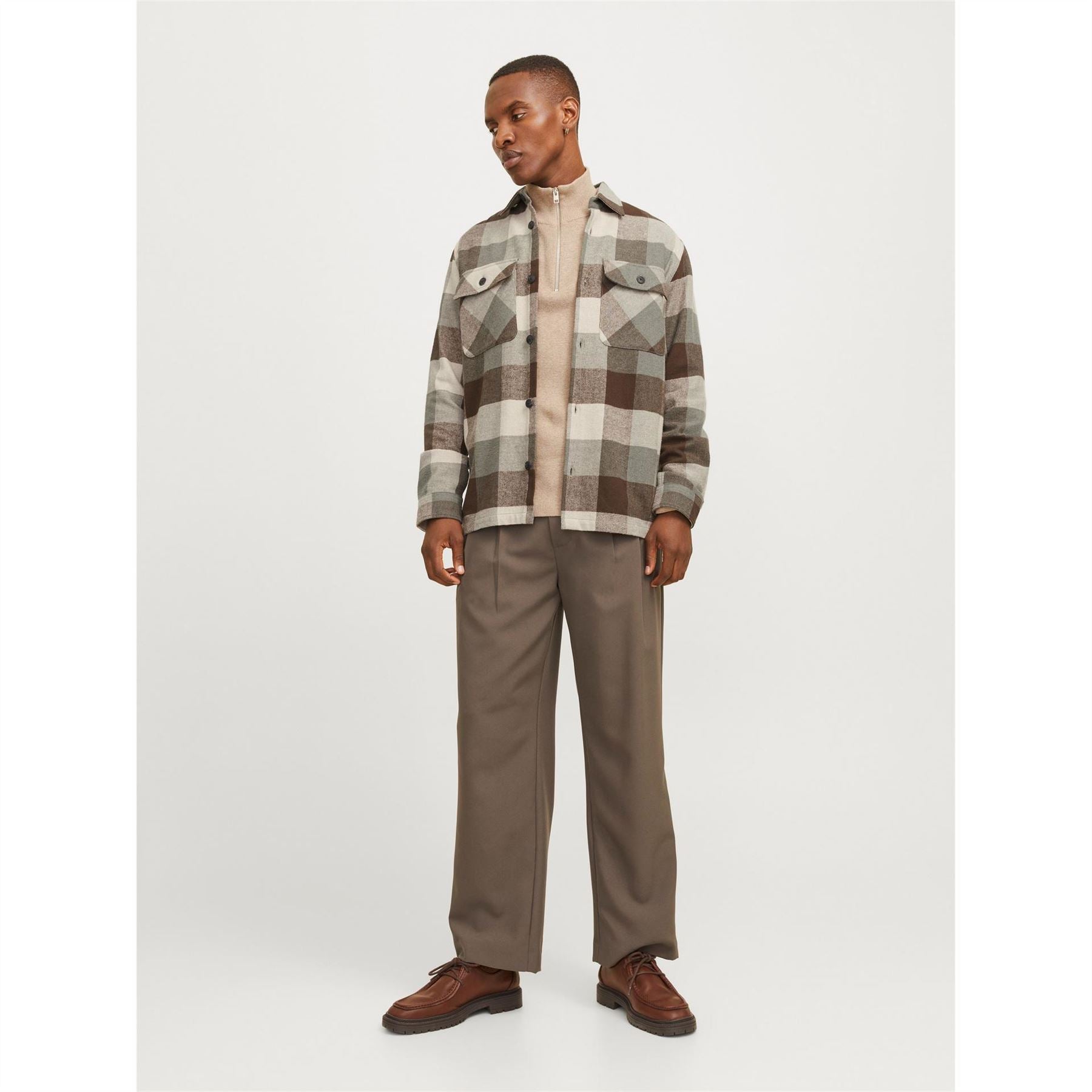 Jack and Jones Raymond Regular Fit Long Sleeve Cuff Shirt