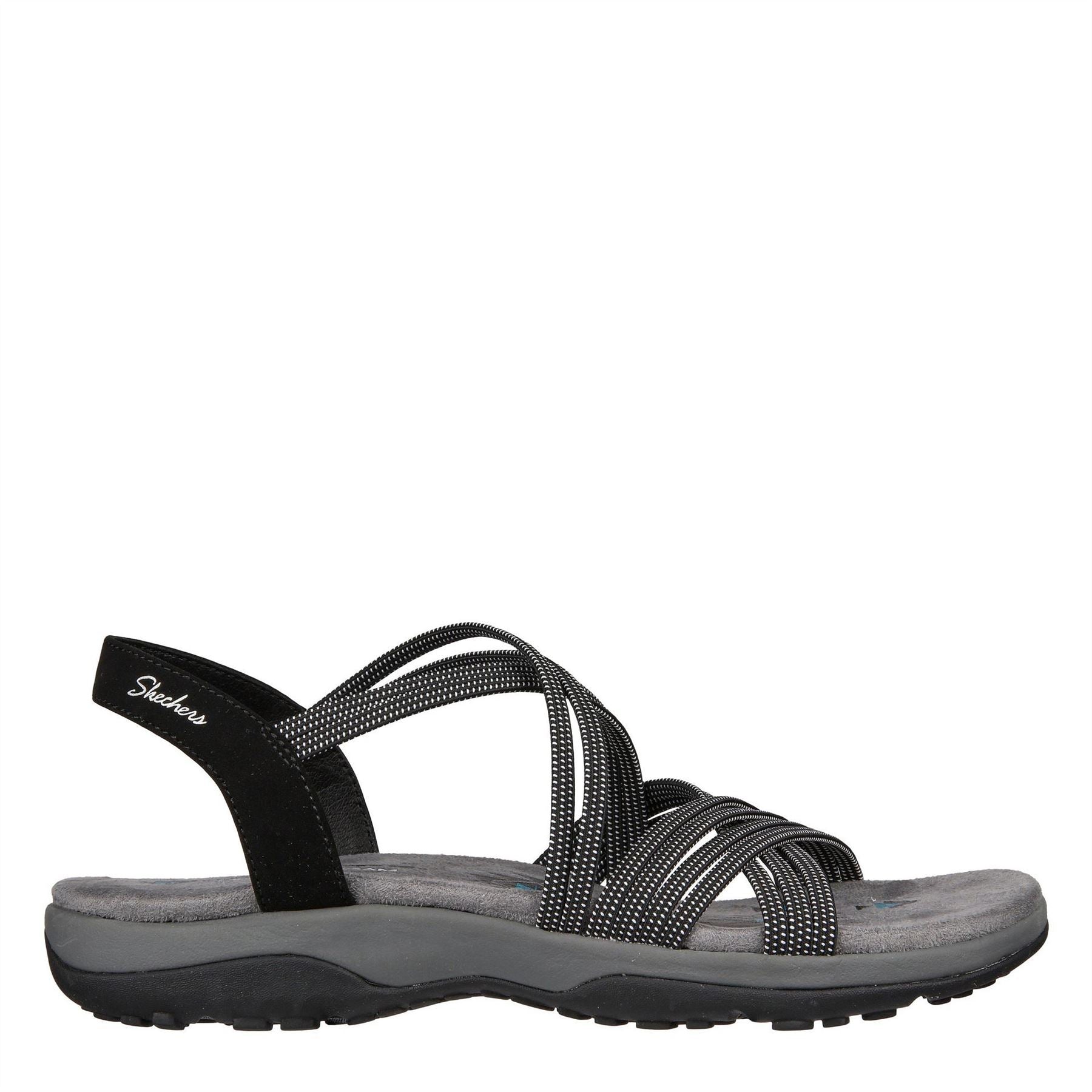 Skechers Womens Reggae Slim   Turn It Up Flat Sandals