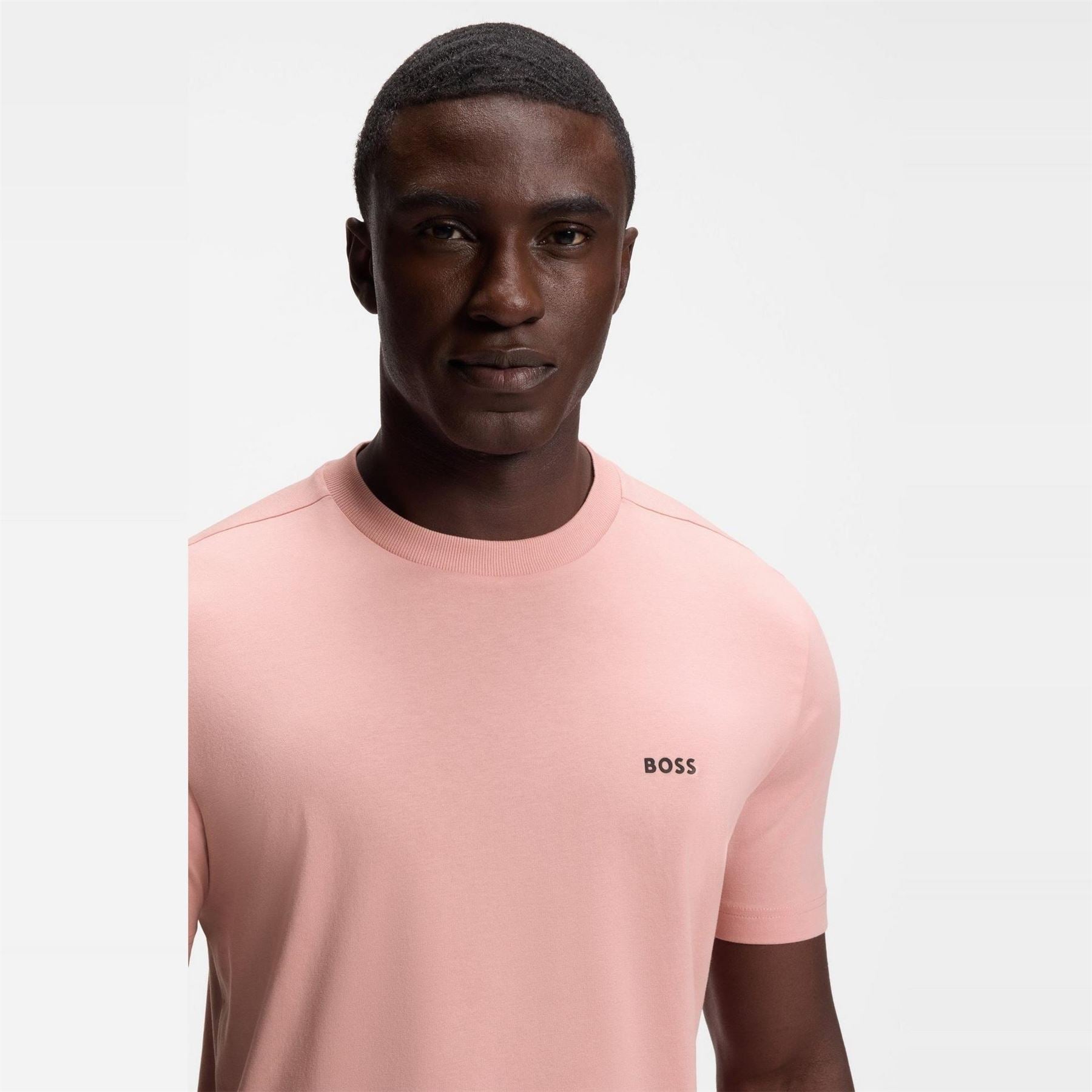 Boss BOSS GREEN T Shirt with Logo Design Stretch Cotton