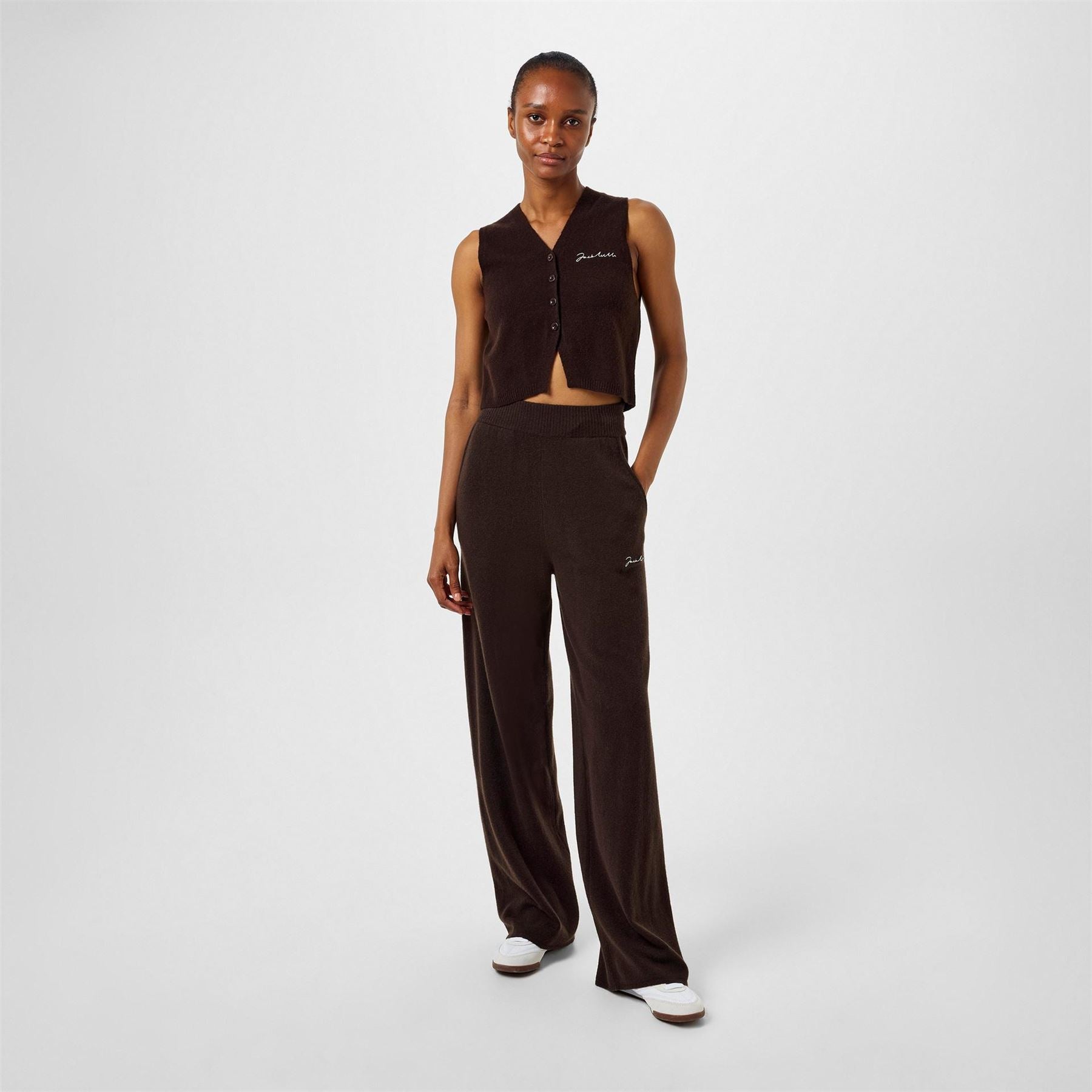 Jack Wills Wide Leg Knitted Trousers