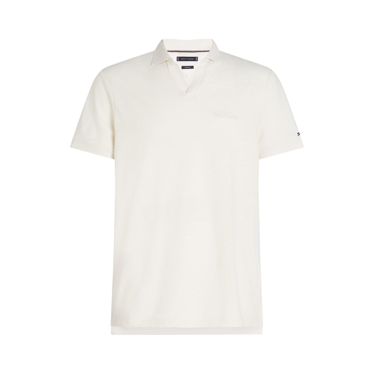 Tommy Hilfiger Cotton Linen Terry Short Sleeve Polo Shirt