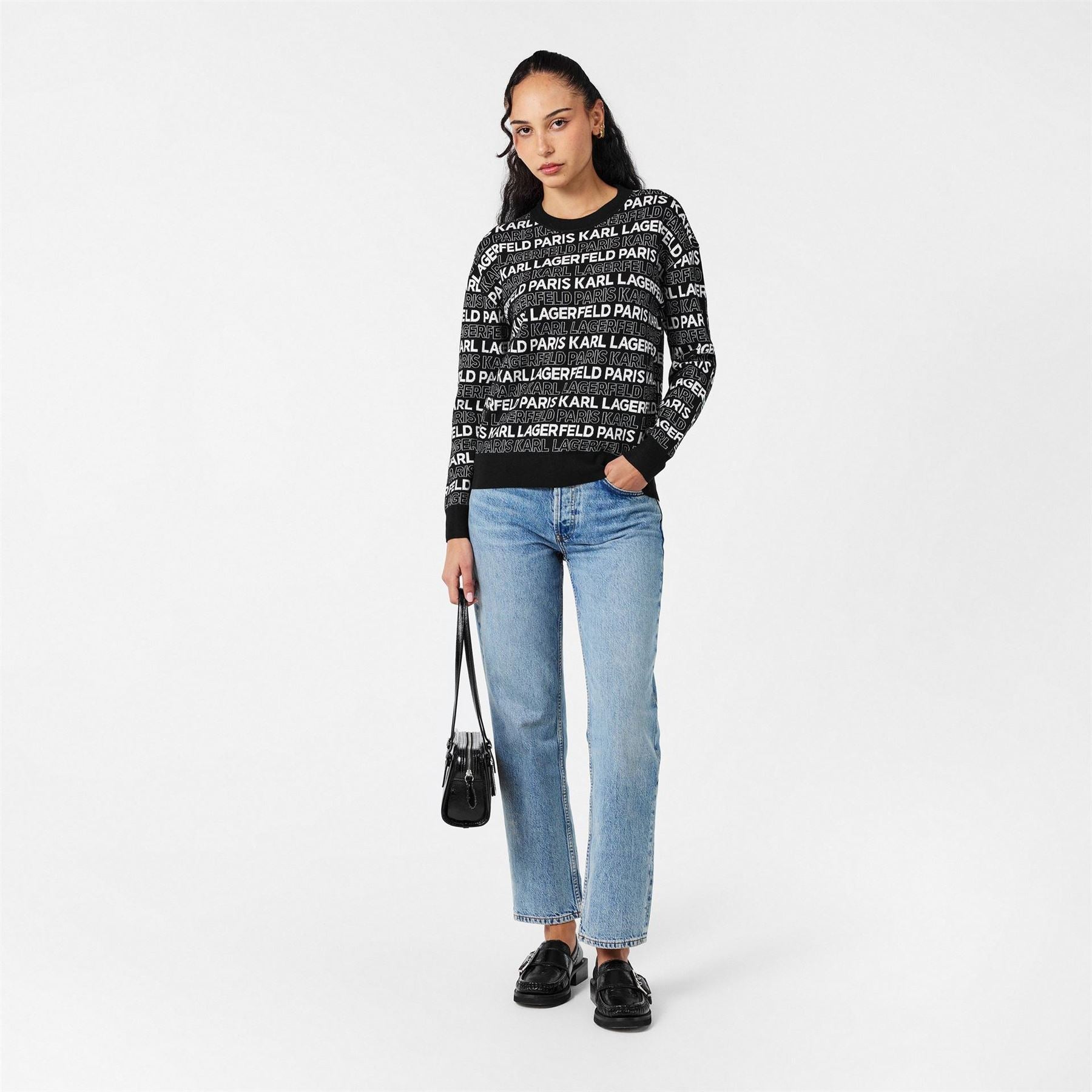 Karl Lagerfeld Karl Sportswear Knitted Crew Neck Jumper
