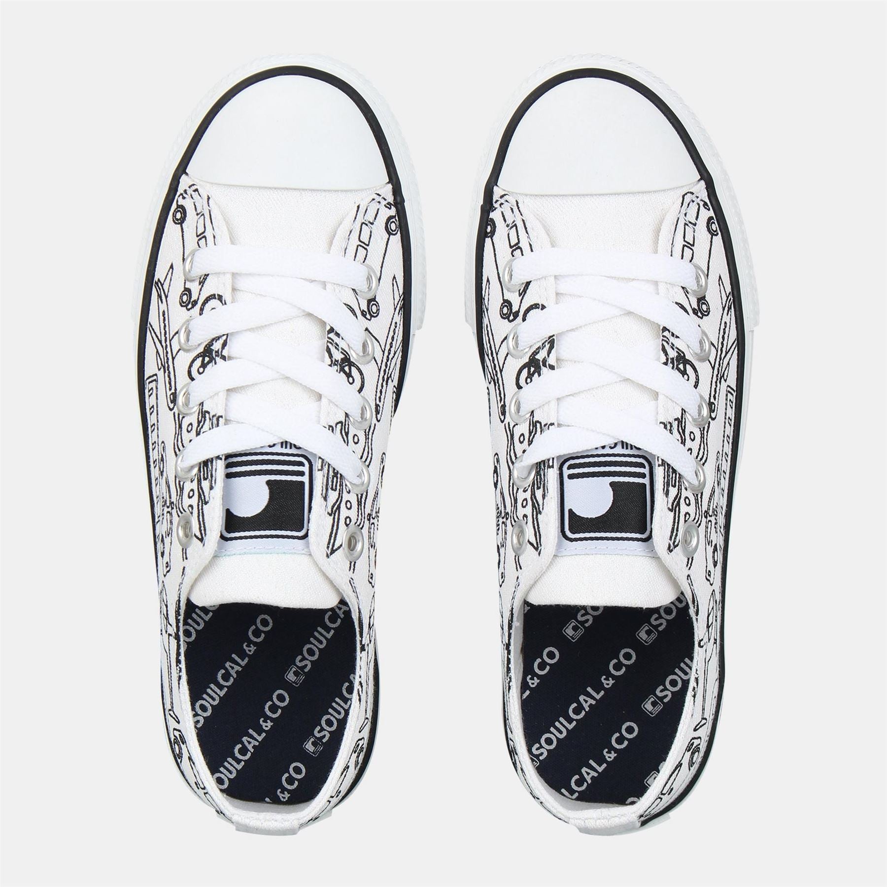 SoulCal Canvasas High Top Trainers