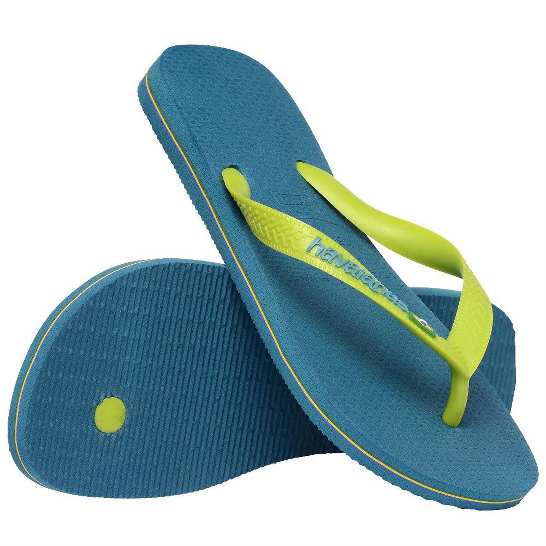 Havaianas Brasil Logo Rose Gum Flip Flops