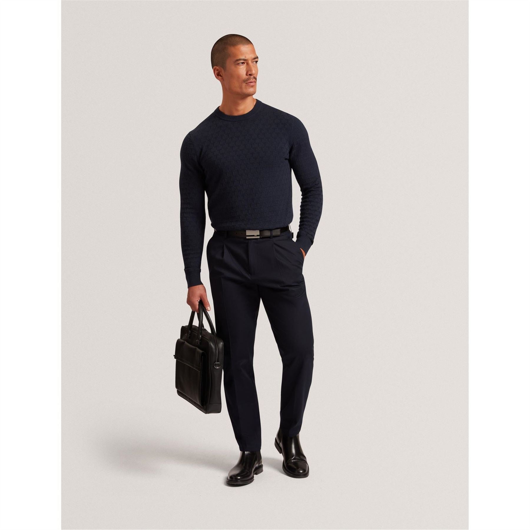 Ted Baker Stitch Crew Neck Knitted Top