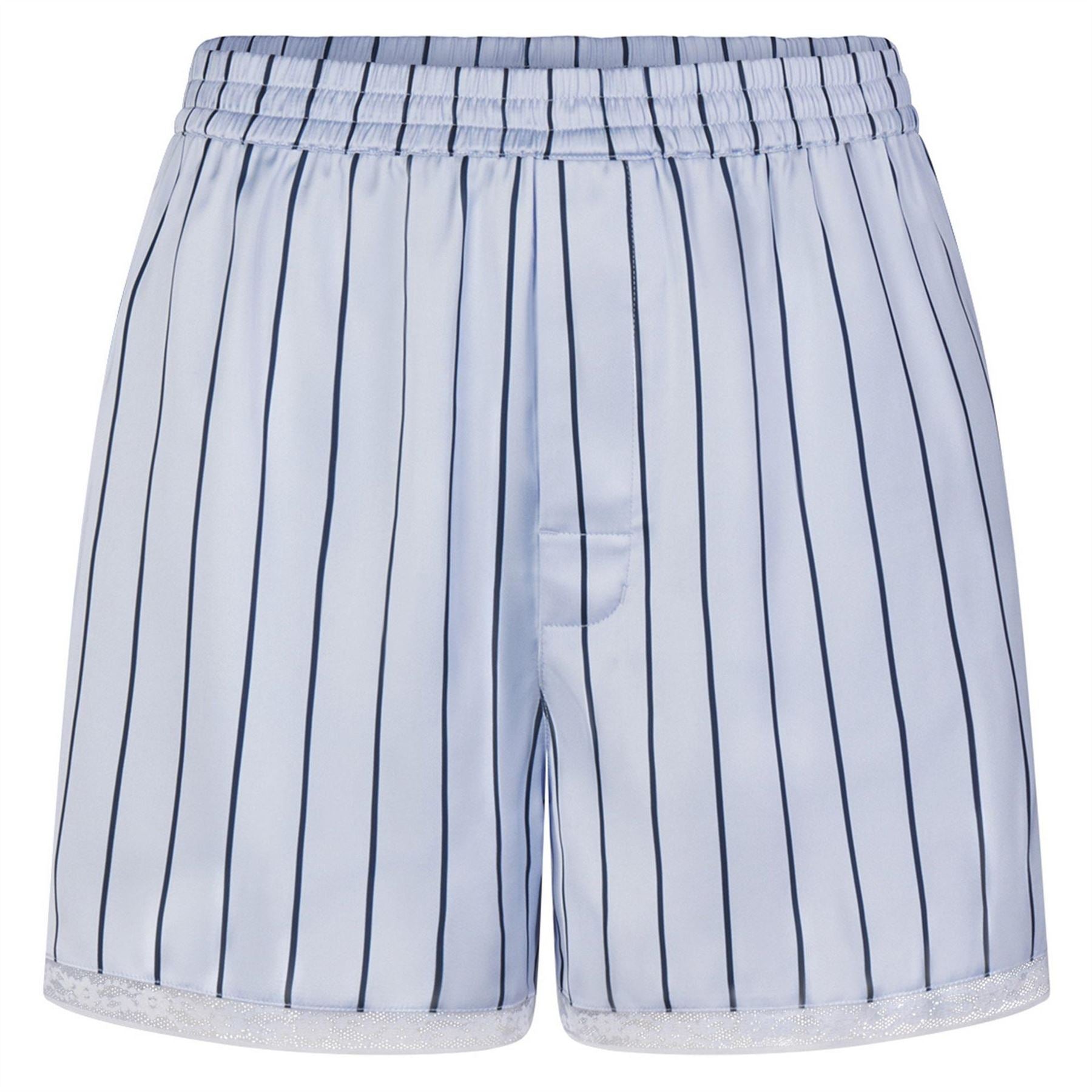 SKIMS Woven Shine Lace Boxer