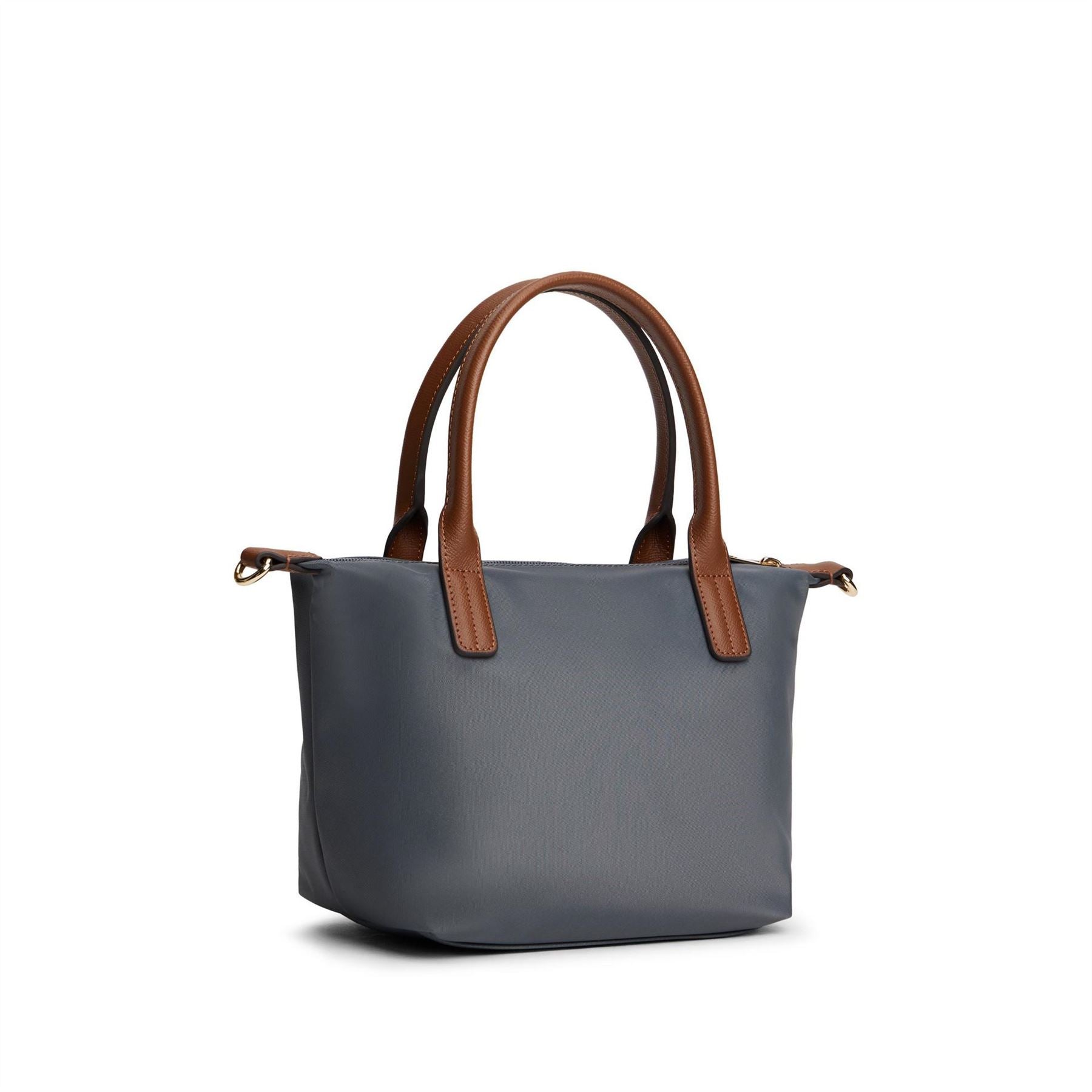 Tommy Hilfiger Popette Mini Trapezoid Tote with Gold Tone Hardware