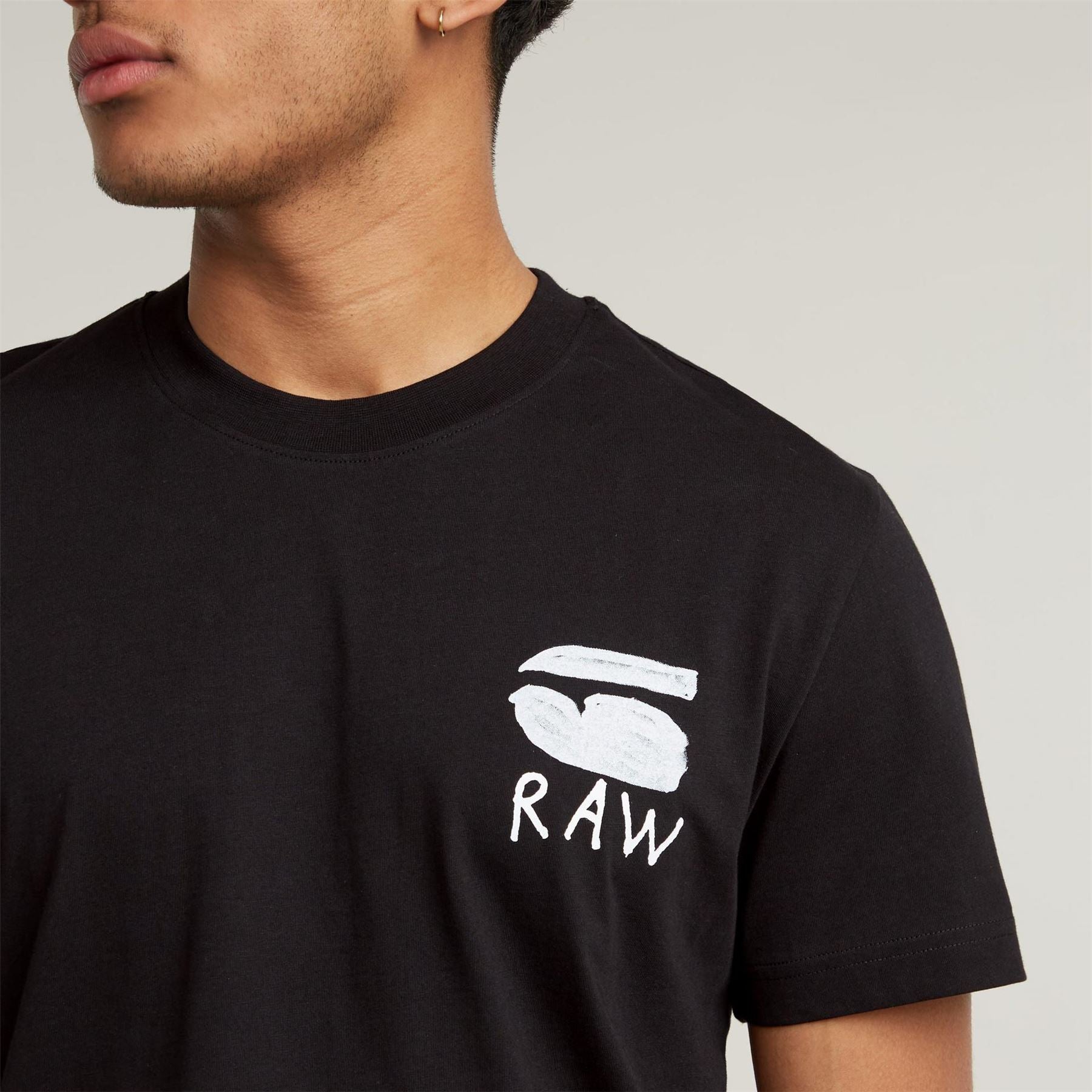 G Star Burger Back Print Regular Fit T-Shirt