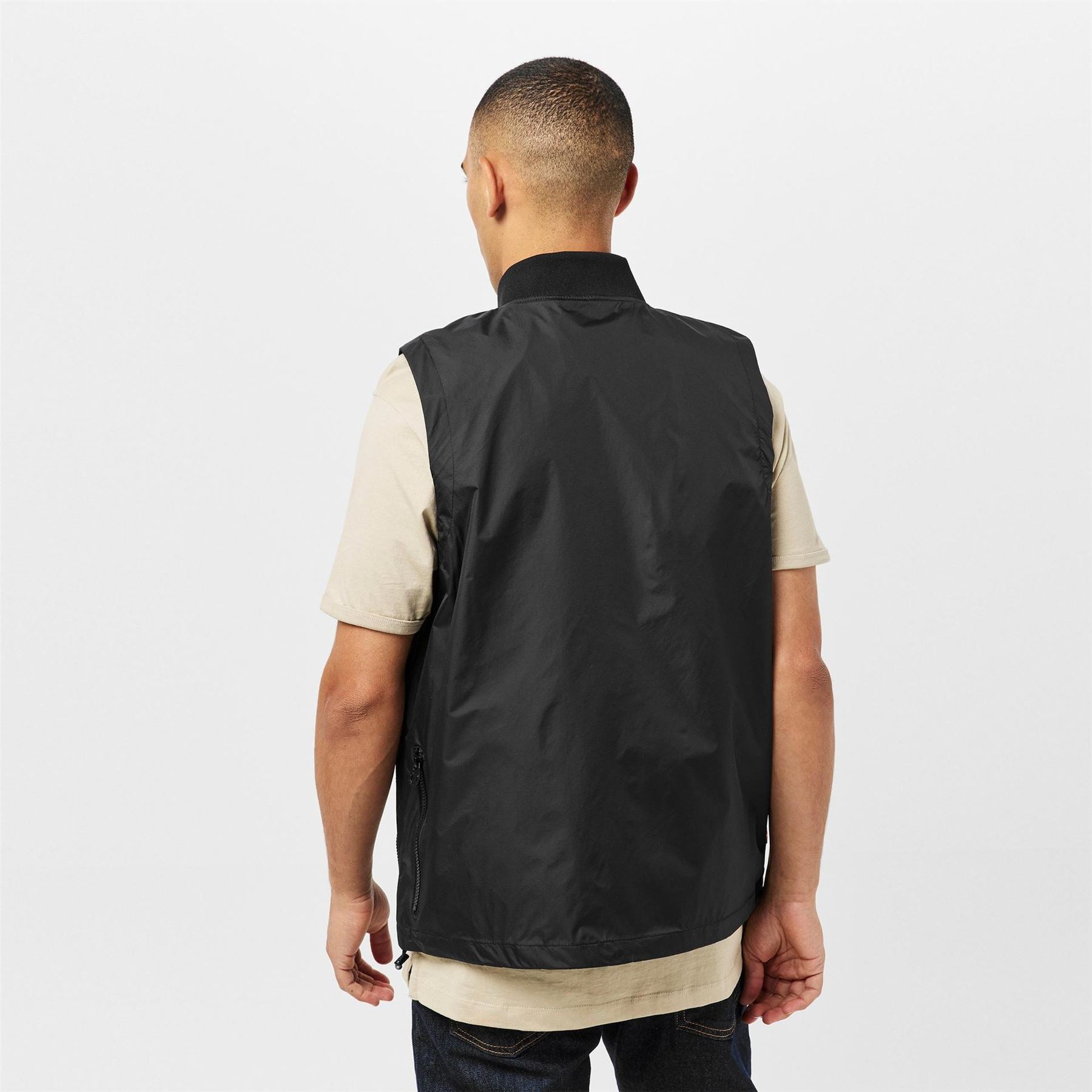 Luke Tech Solid Patterned Gilet