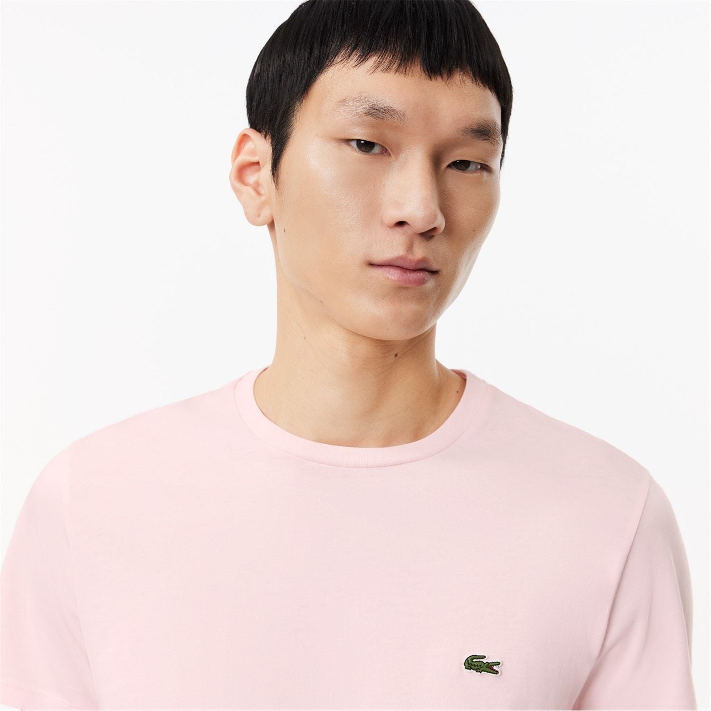 Lacoste Crocodile Logo Crew Neck Short Sleeve Jersey T-Shirt