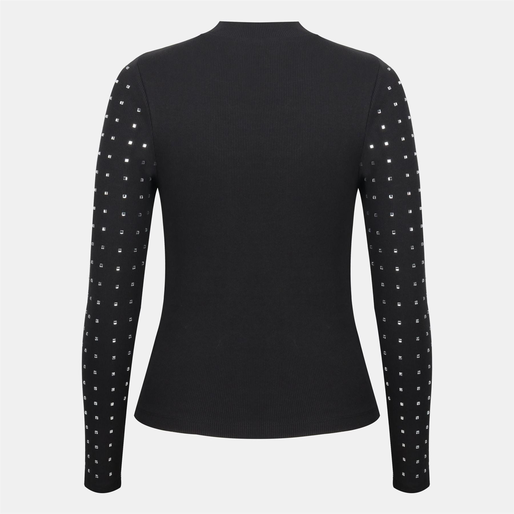 Biba Ribbed Long Sleeve Top