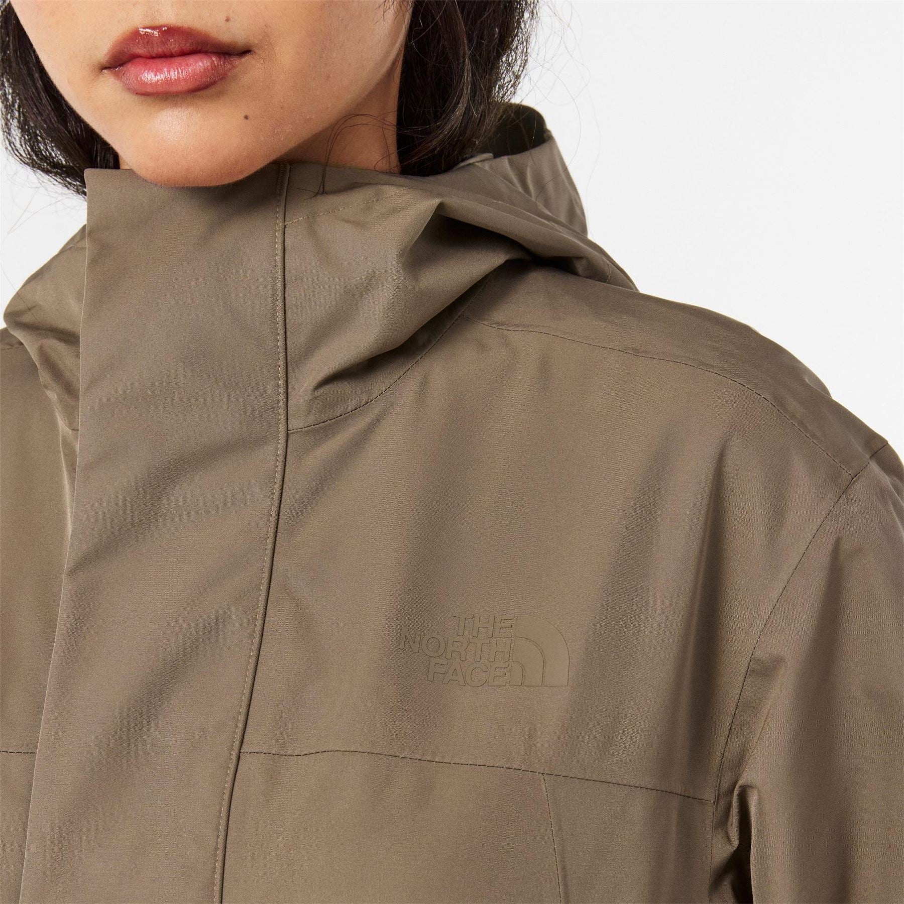 The North Face North Face W Nukabira Rain Shell Parka Mocha B