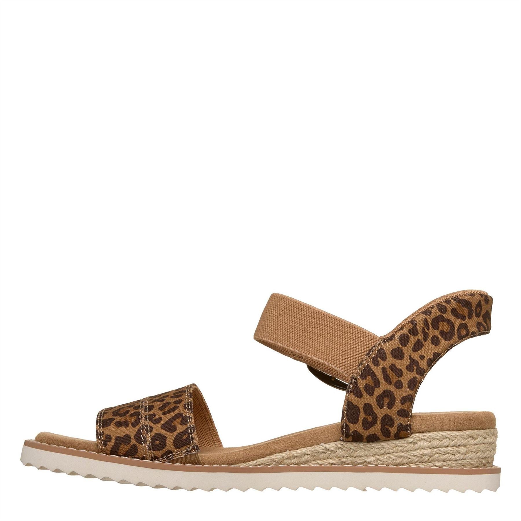 Skechers Desert Kiss Leopard Patterned Slides