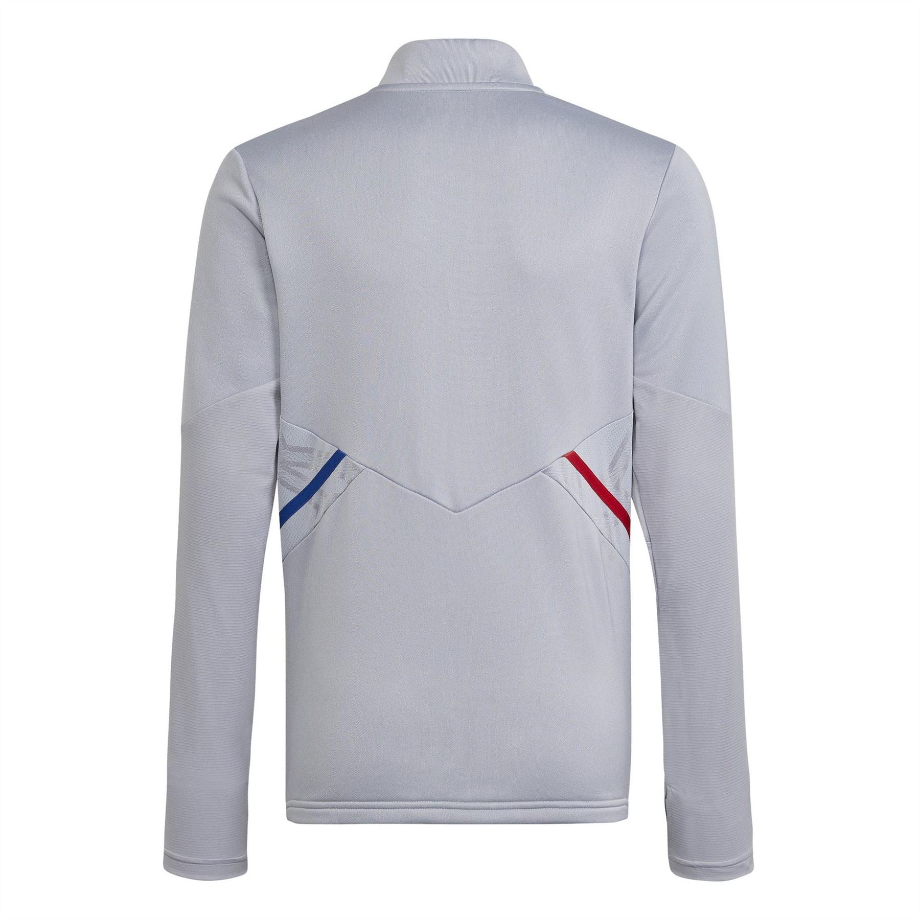 adidas Olympique de Marseille Three Bar Logo Funnel Neck Athletic Top