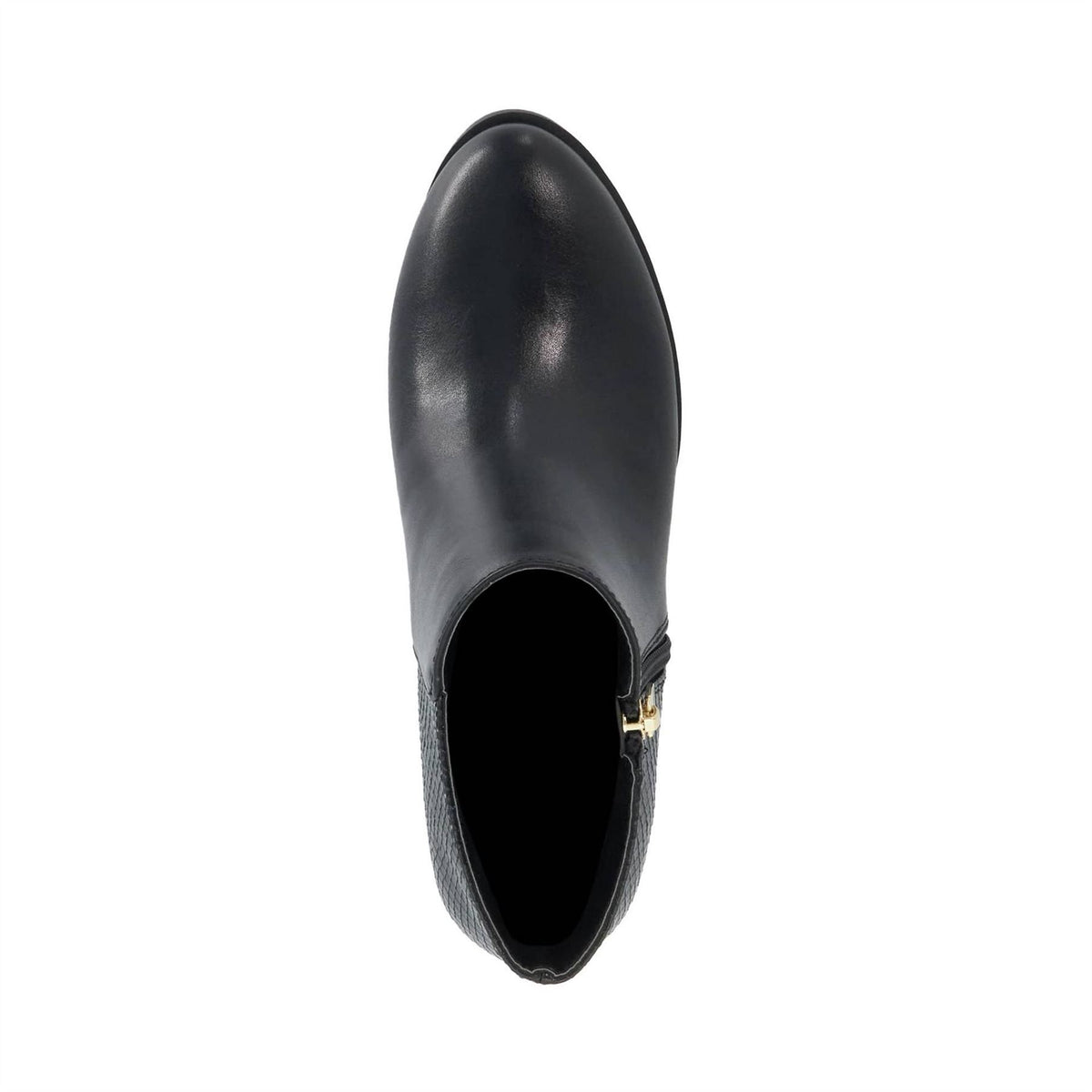 Dune London Preppie Leather Heeled Ankle Boots