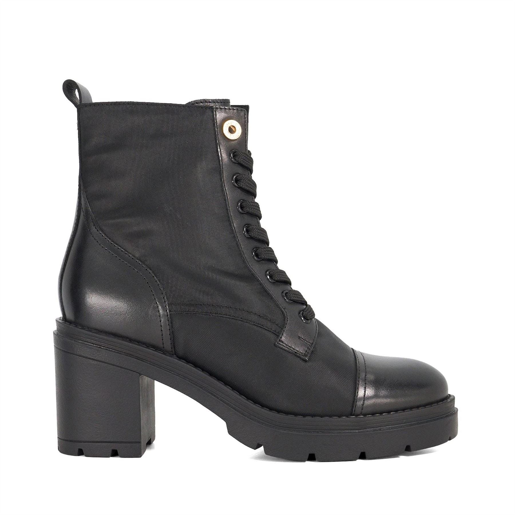 Dune London Plotting Block Heel Ankle Boots
