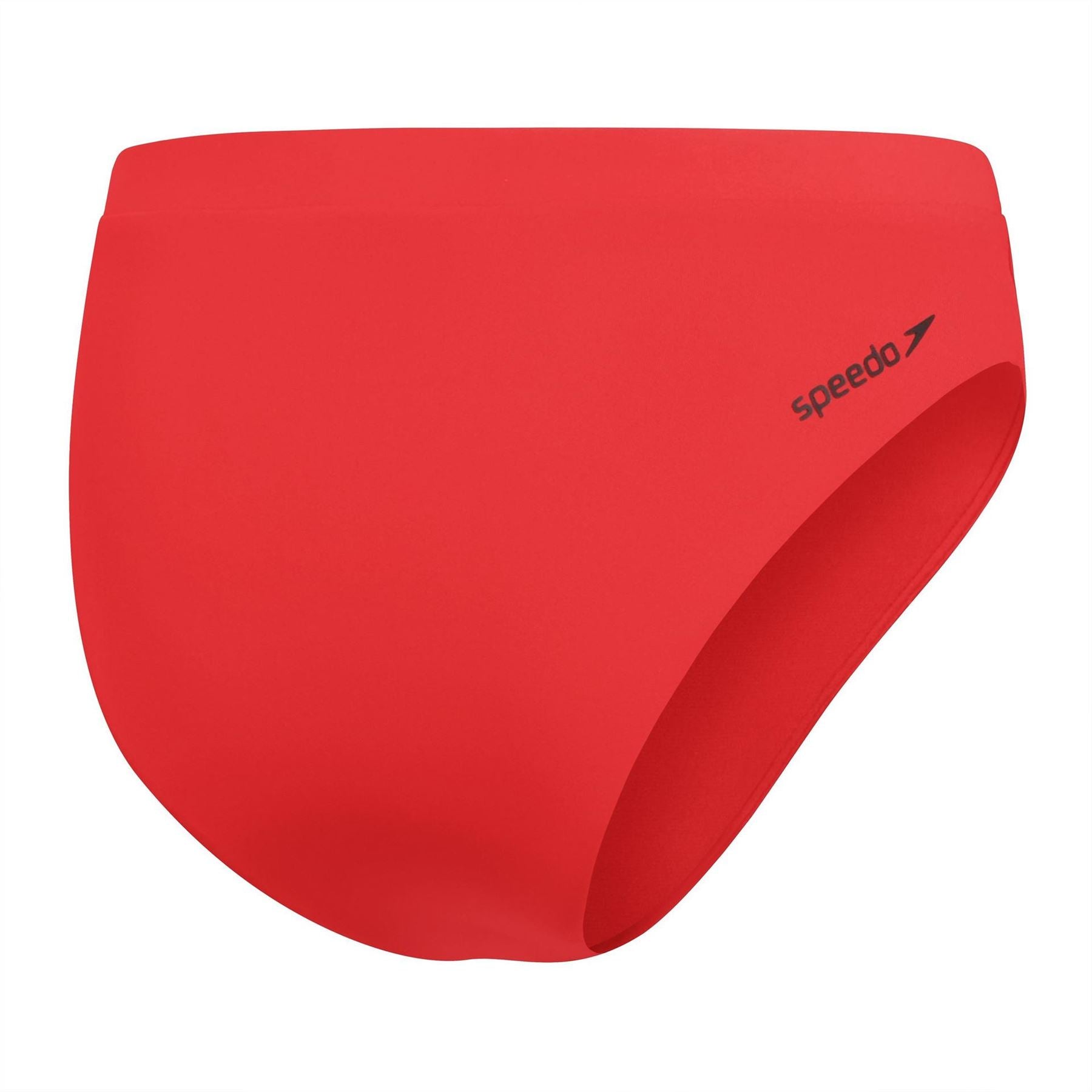 Speedo Solid Patterned High Waist Swim Brief