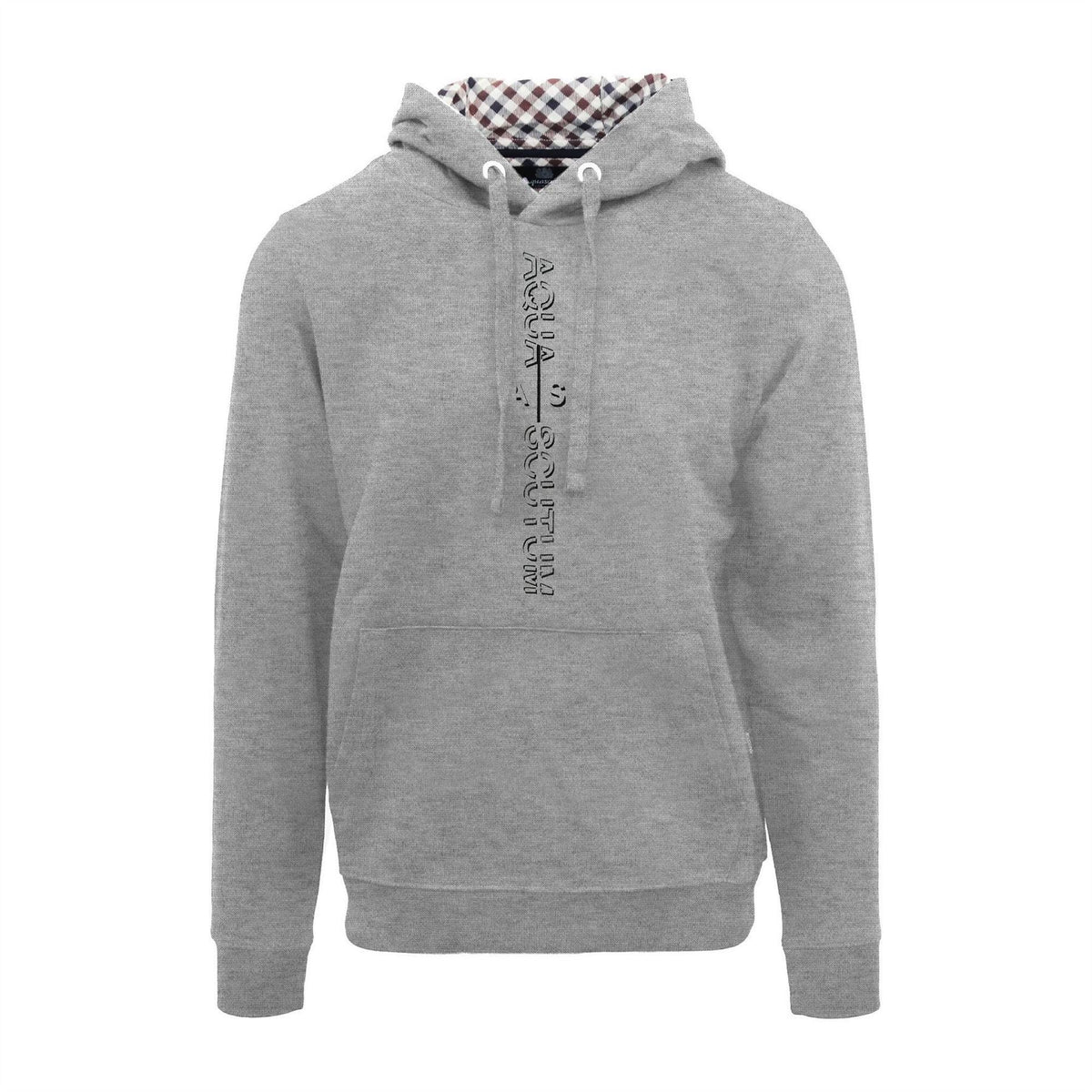 Aquascutum Lacoste Lettering Hooded Neck Long Sleeve Sweatshirt