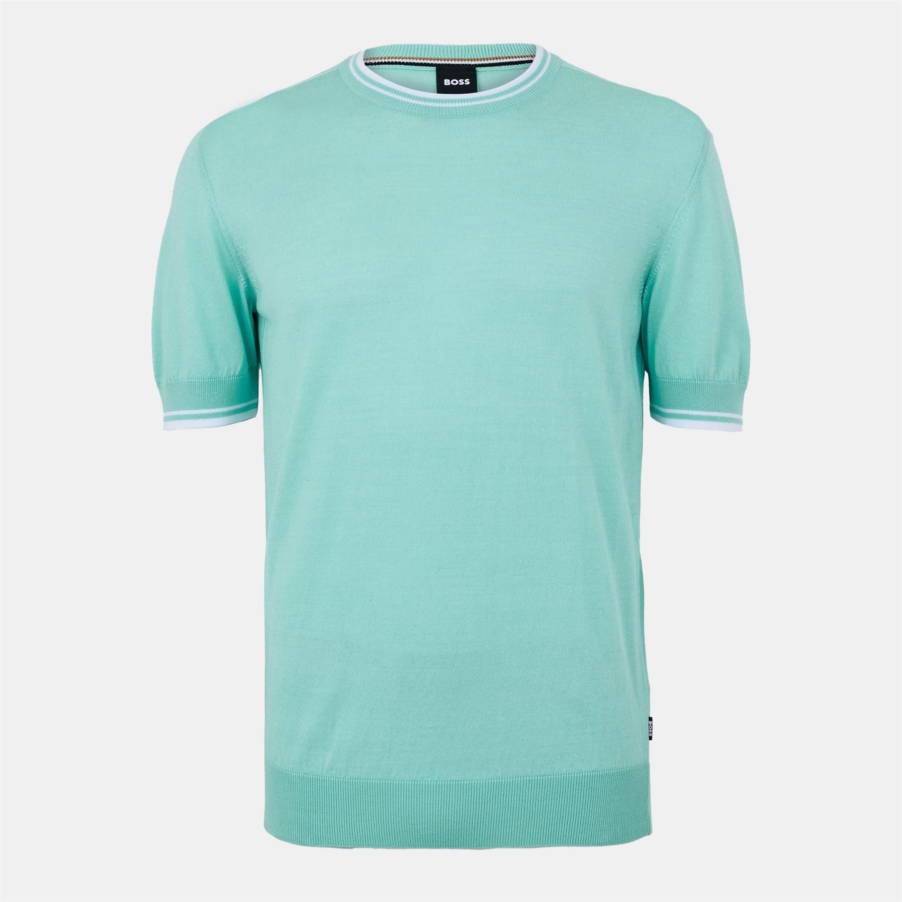 Boss Regular Fit Short Sleeve Crew Neck Sweater