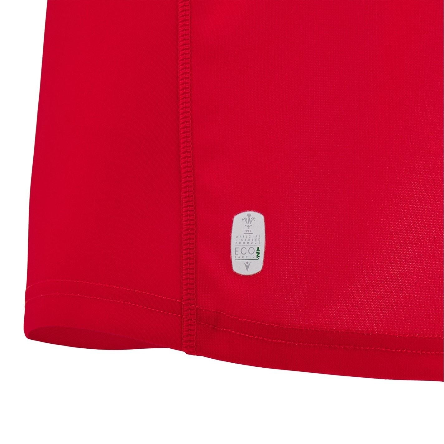 Macron Womens Welsh Rugby Union Home Shirt 2024 2025