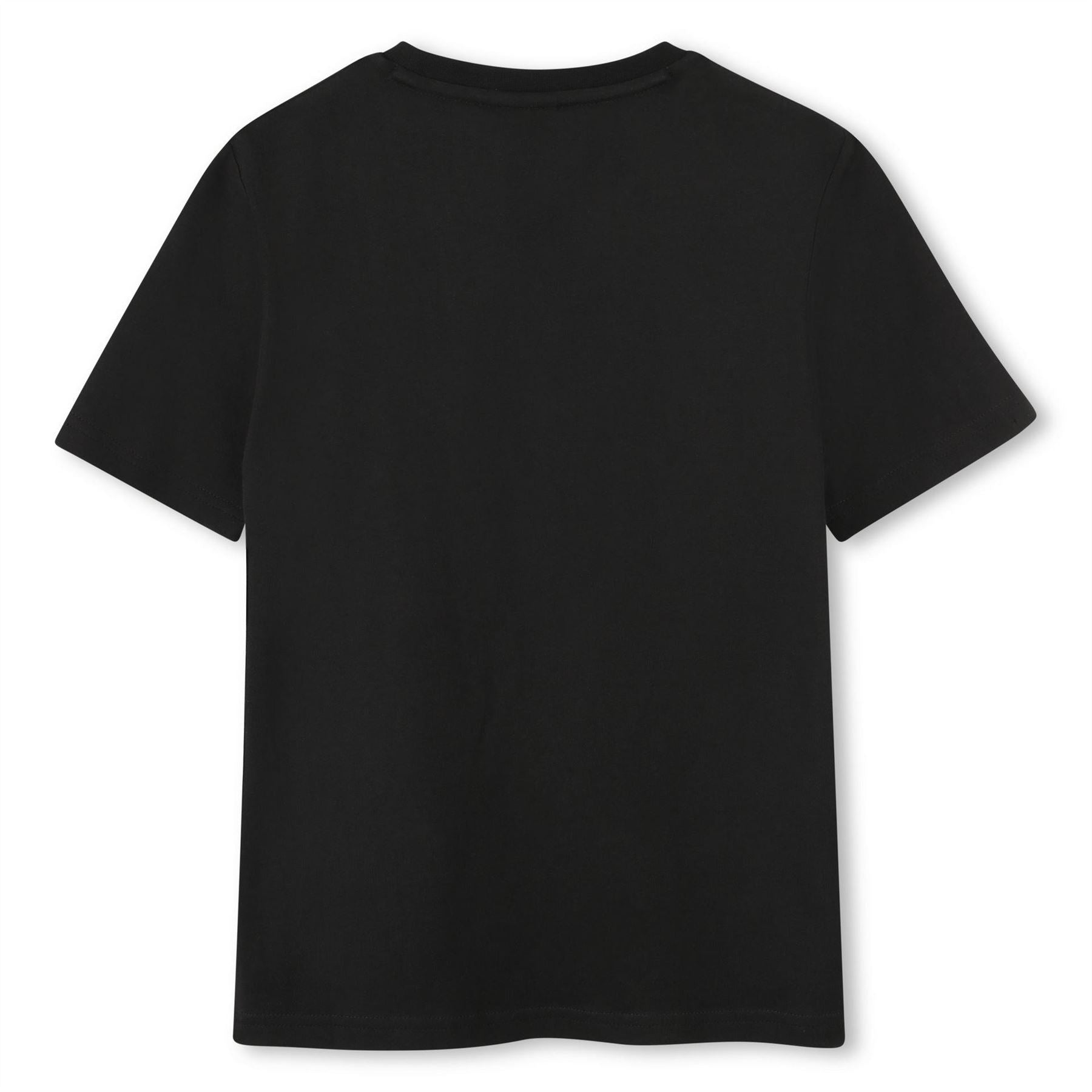 Boss Junior Football Font Logo Print T-Shirt