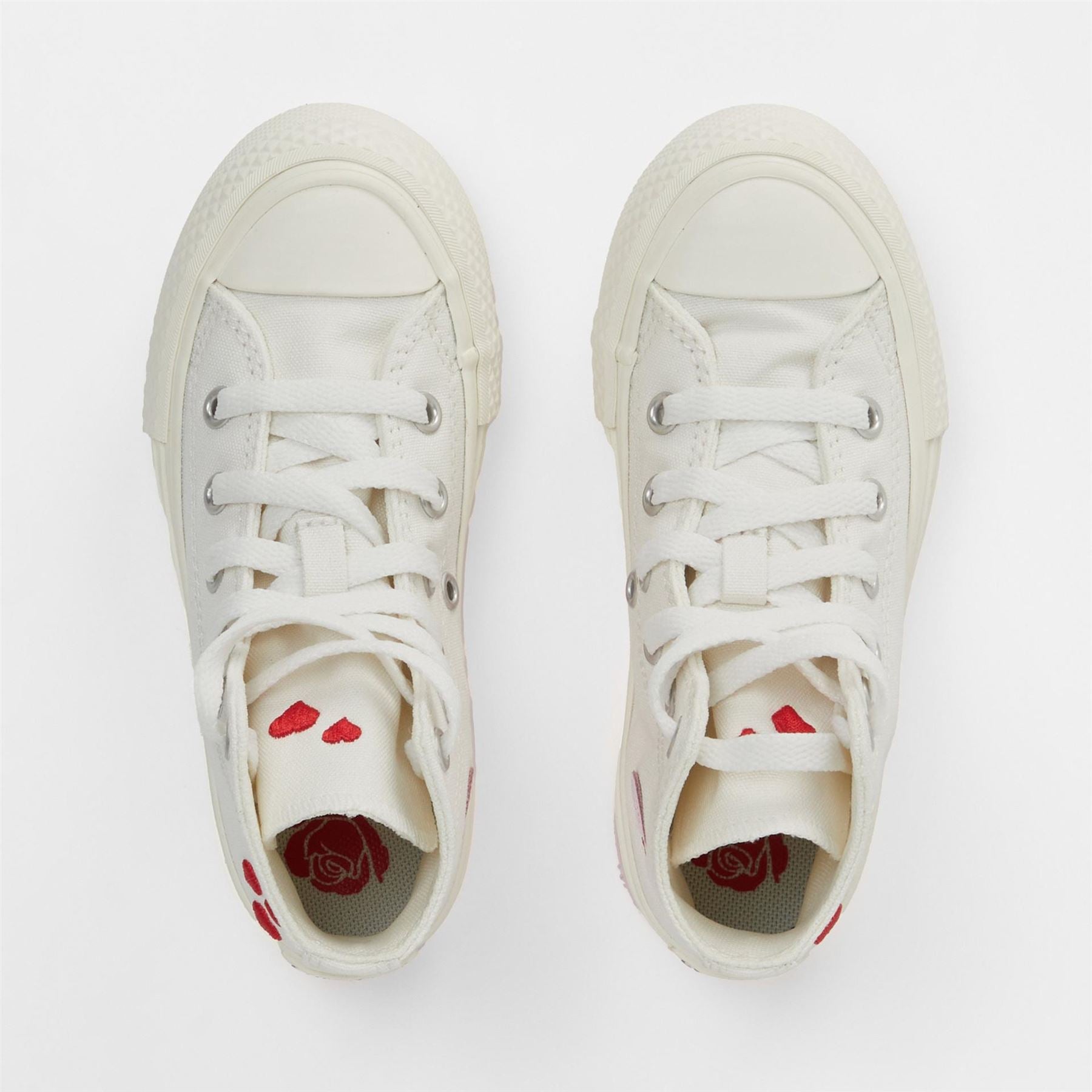Converse Taylor All Star Lift Valentines Day Platform Trainers Childrens