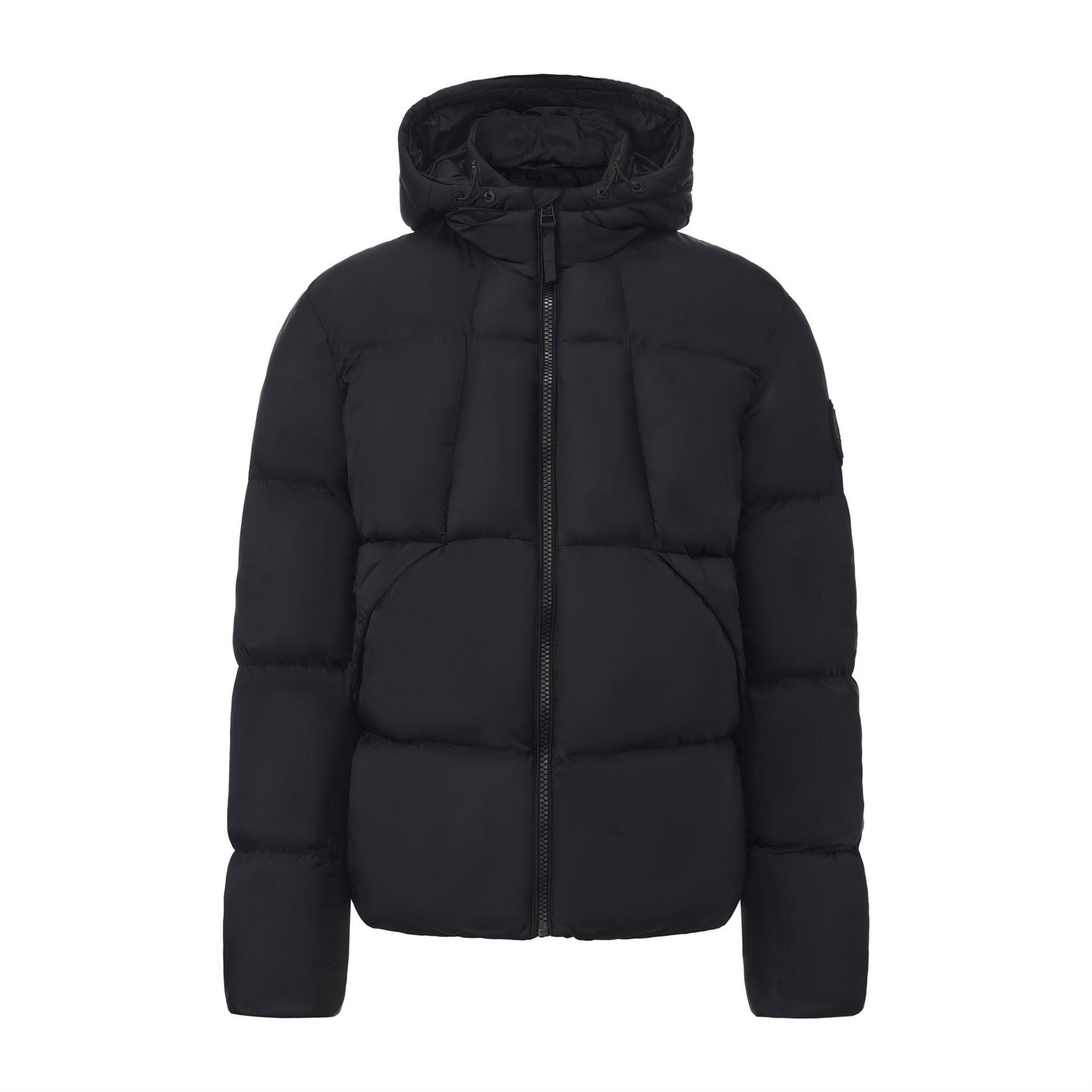 Pretty Green Mens Green Short Puffer Jacket