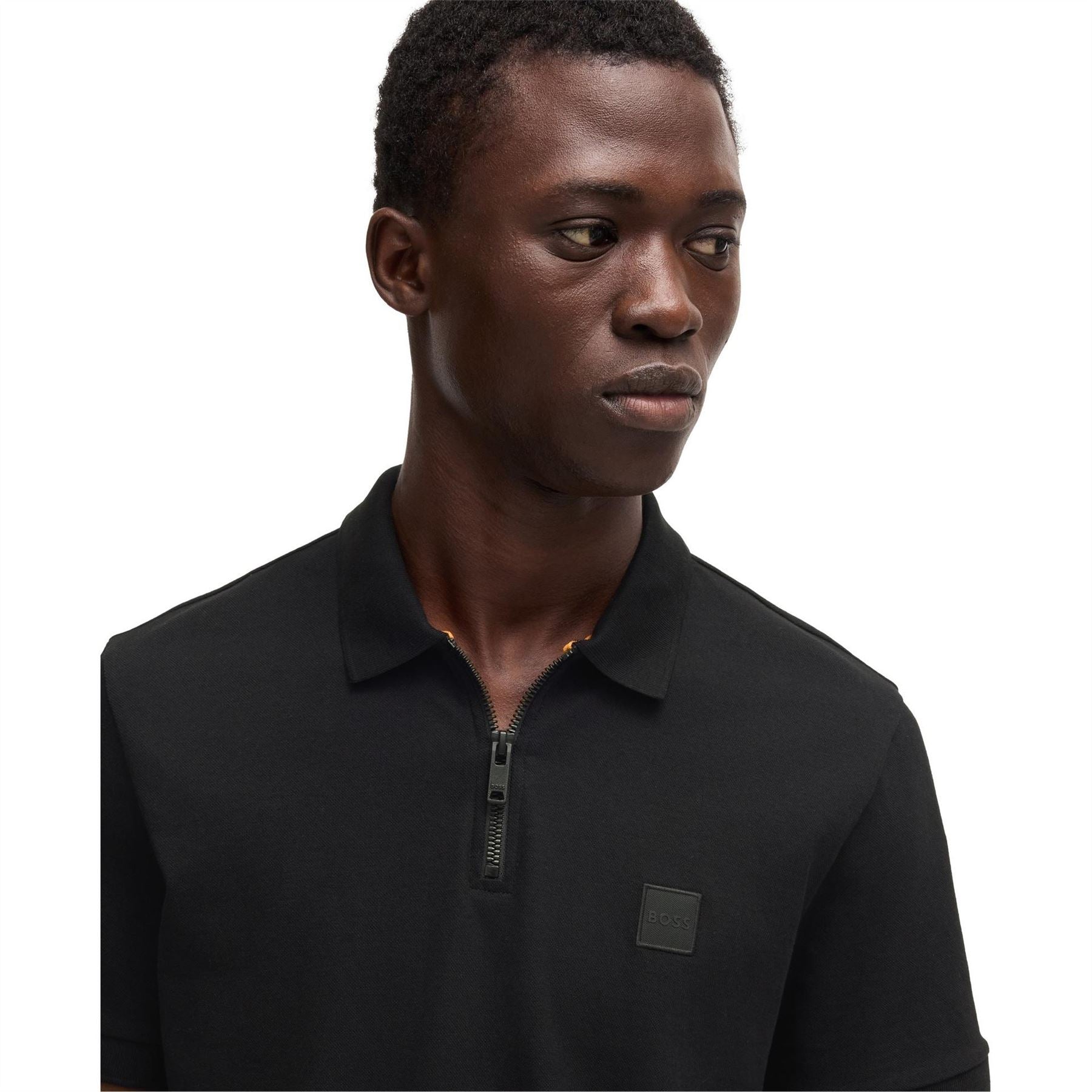 Boss Passerzip Regular Fit Short Sleeve Shirt