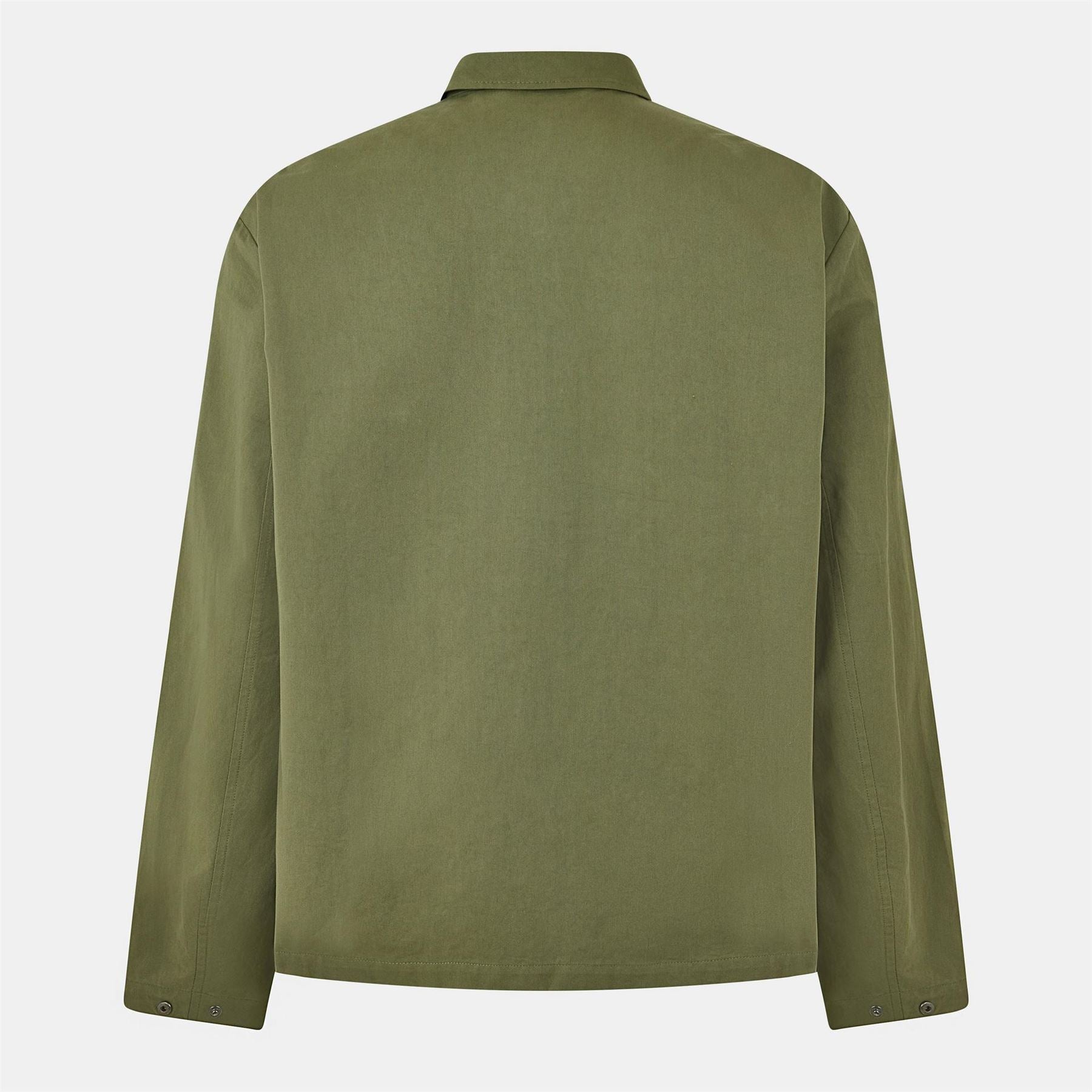 Jack Wills Shire Solid Patterned Press Stud Cuff Overshirt