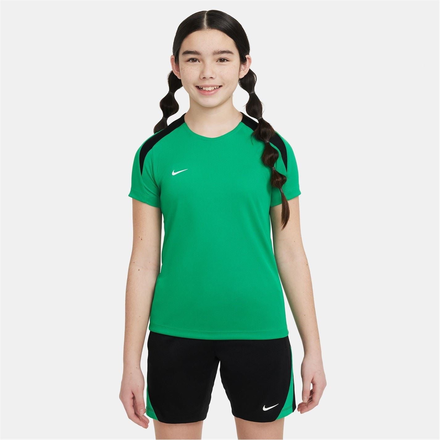 Nike Strike Dri Fit Short Sleeve Global Football Top Juniors